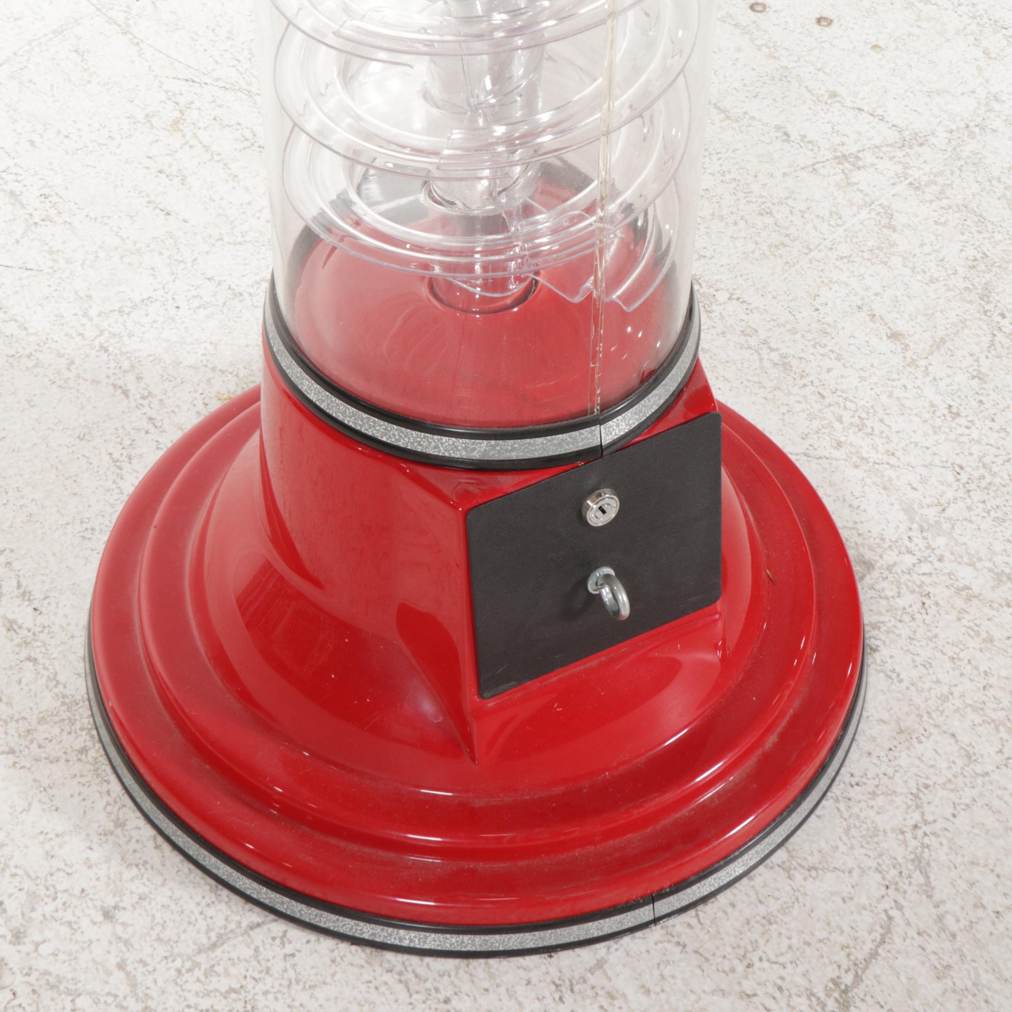 OK Manufacturing "Road Runner" Spiral Gumball Machine