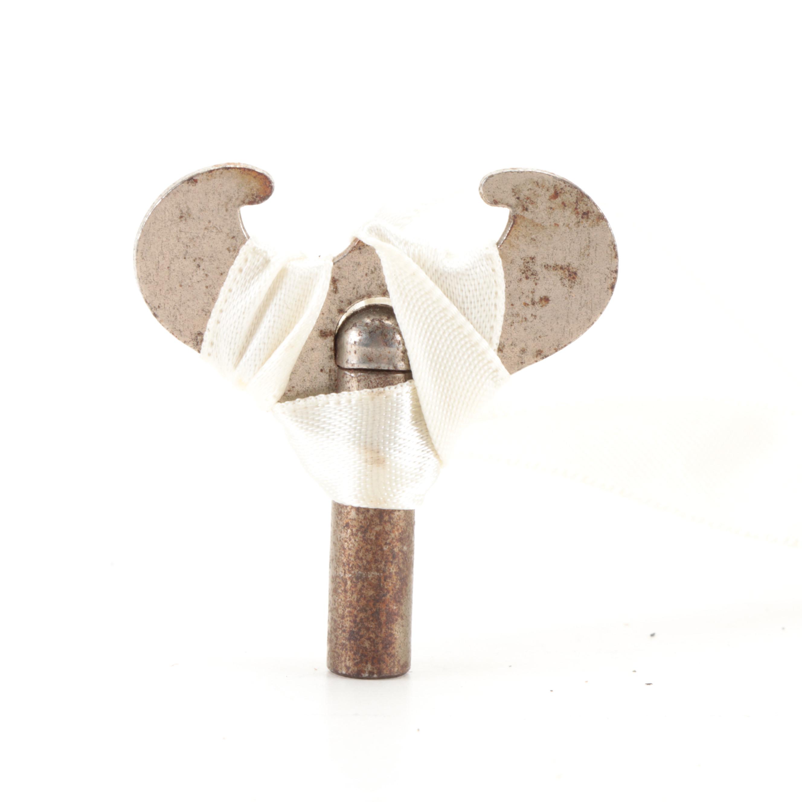 Seth Thomas Adamantine Lions Head Mantel Clock, Late 19th/ Early 20th C.