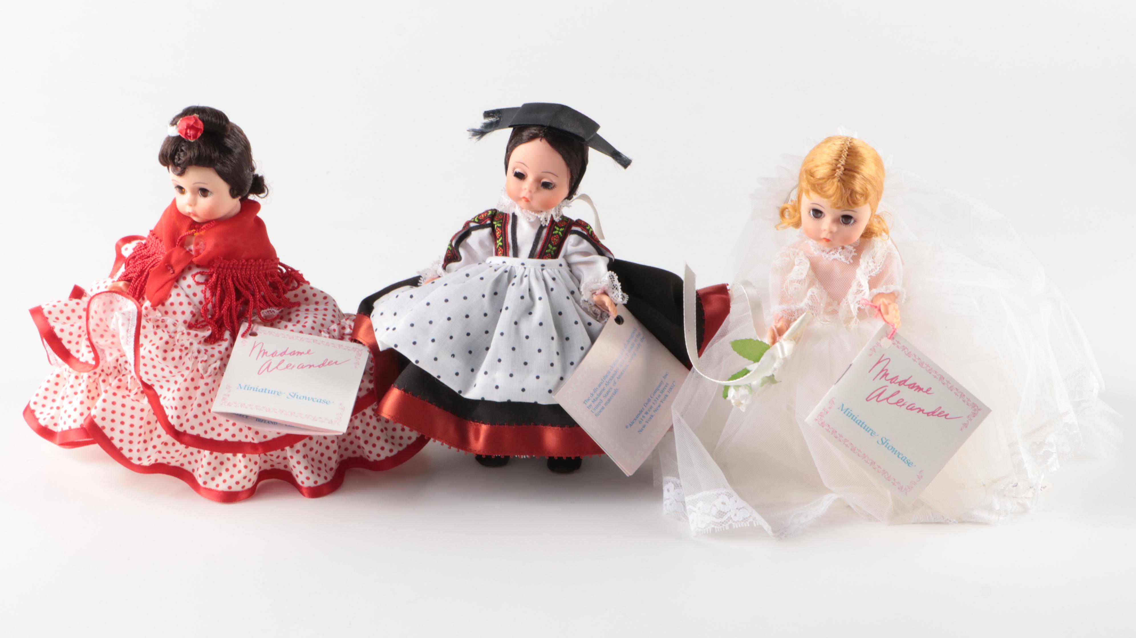 Madam Alexander "Huckleberry Finn", "Tom Sawyer" with Other Dolls