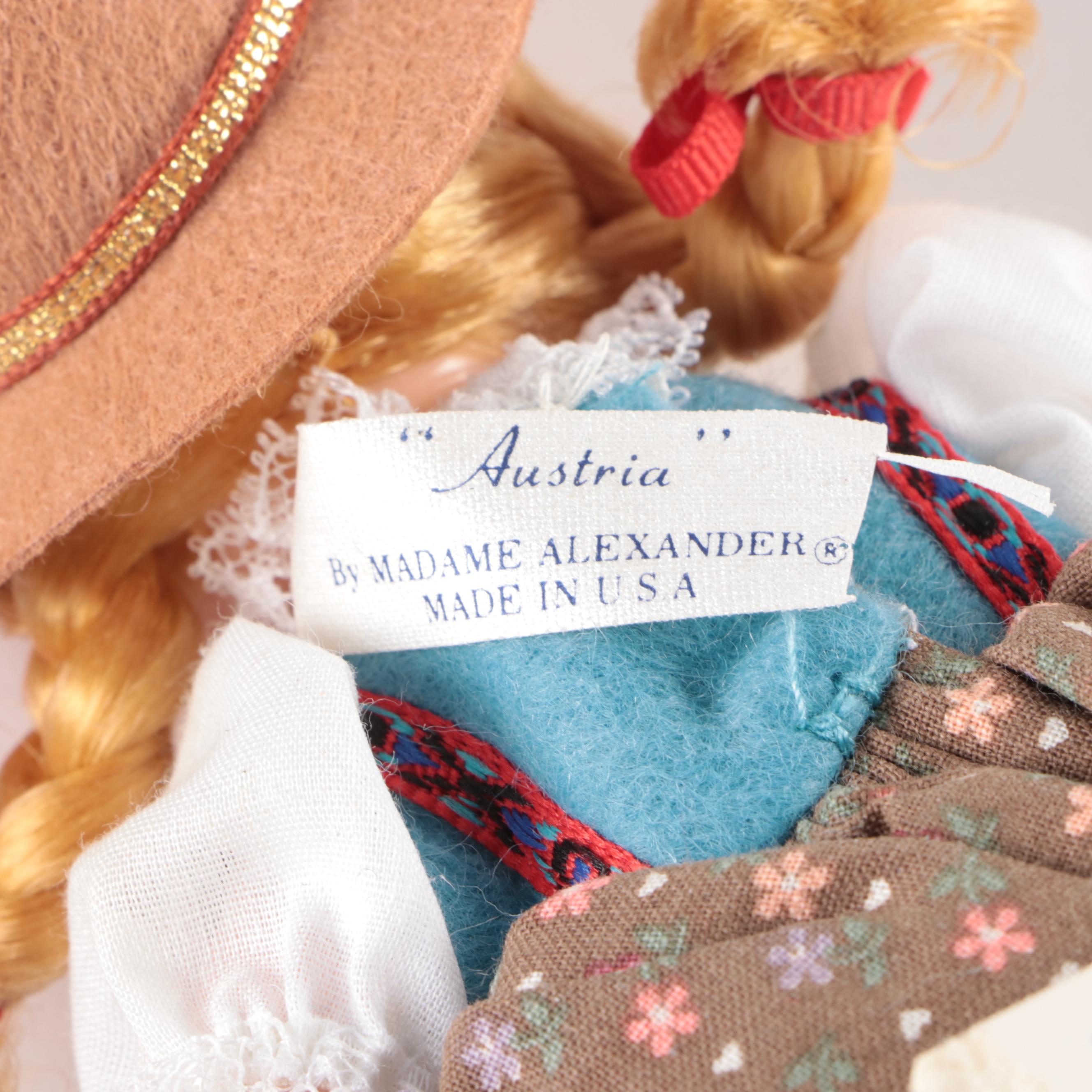Madam Alexander "Huckleberry Finn", "Tom Sawyer" with Other Dolls