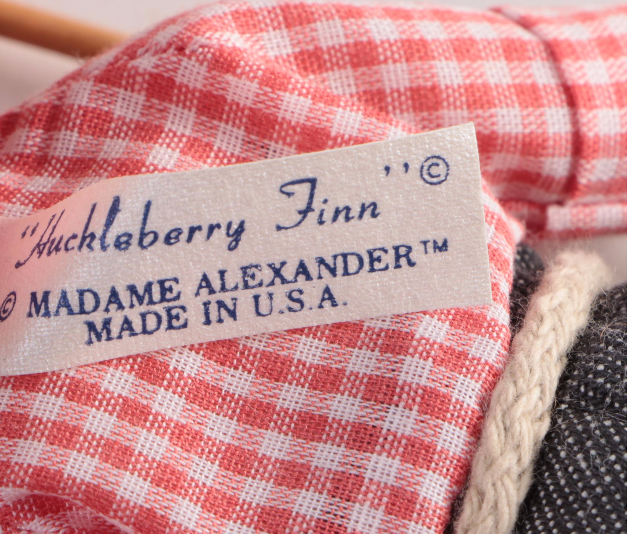 Madam Alexander "Huckleberry Finn", "Tom Sawyer" with Other Dolls