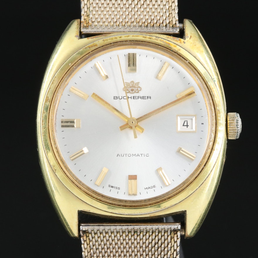 Bucherer Automatic with Date Swiss Wristwatch