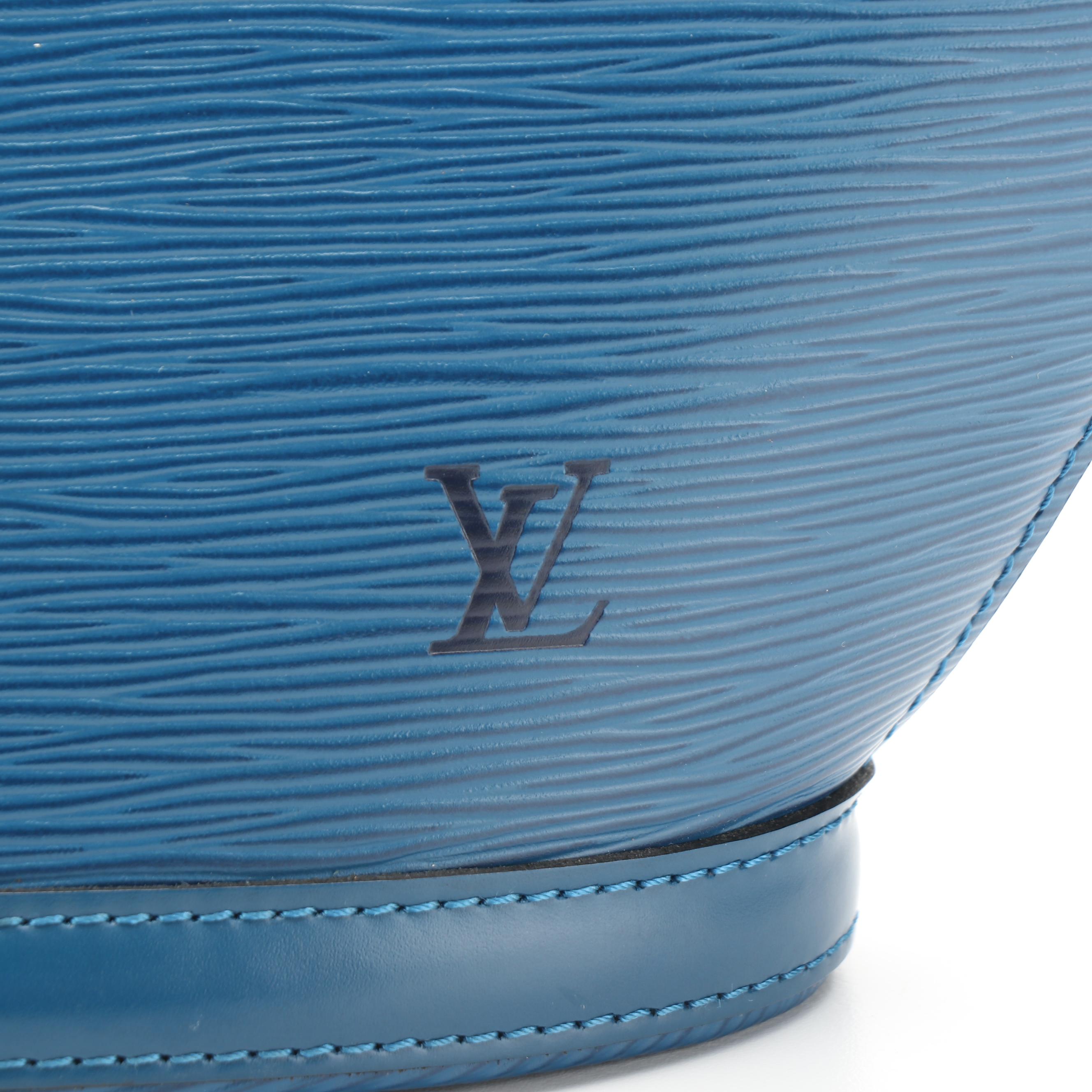 Louis Vuitton Saint Jacques PM Bag in Toledo Blue Epi and Smooth Leather