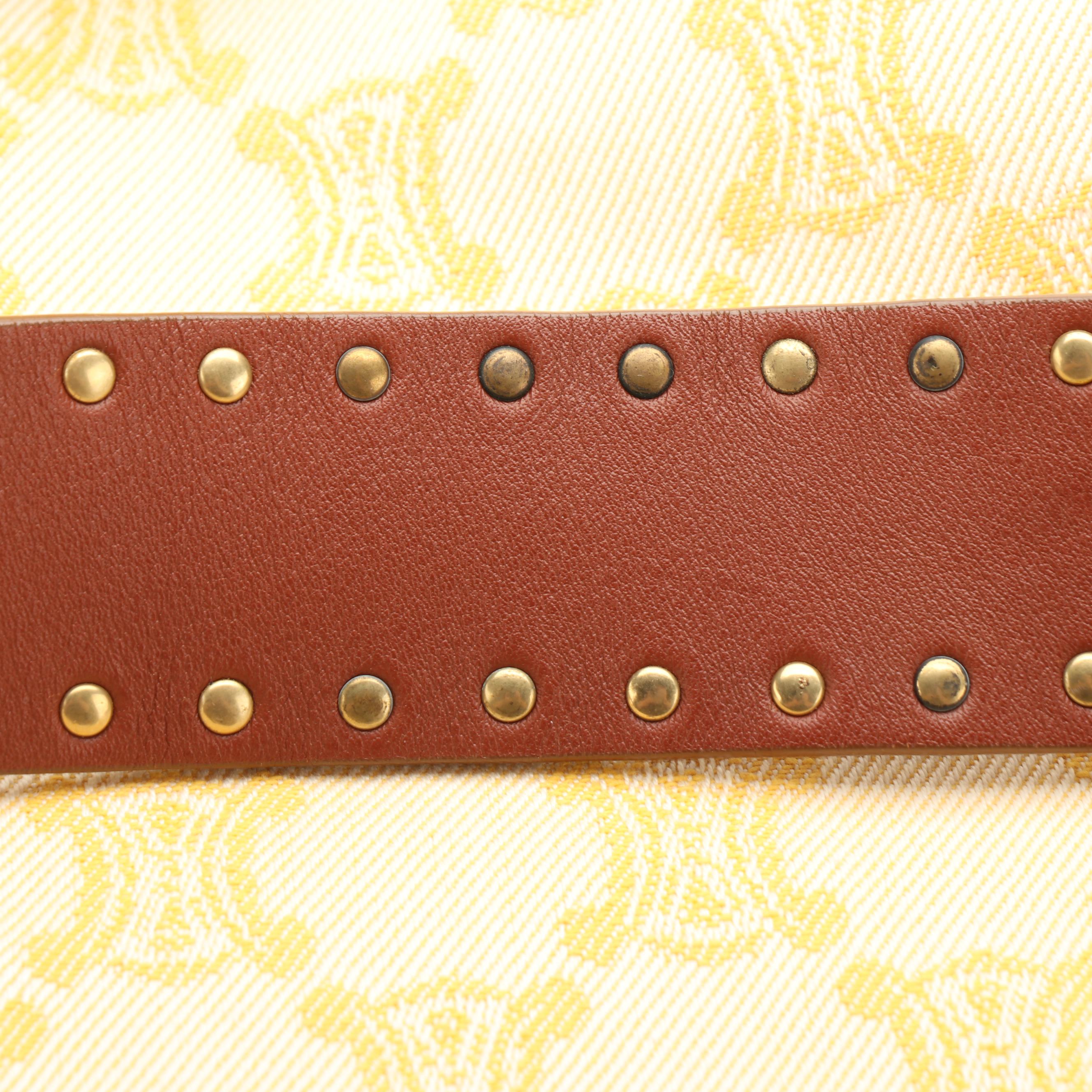 Celine Hobo Bag in Yellow Macadam Canvas and Leather