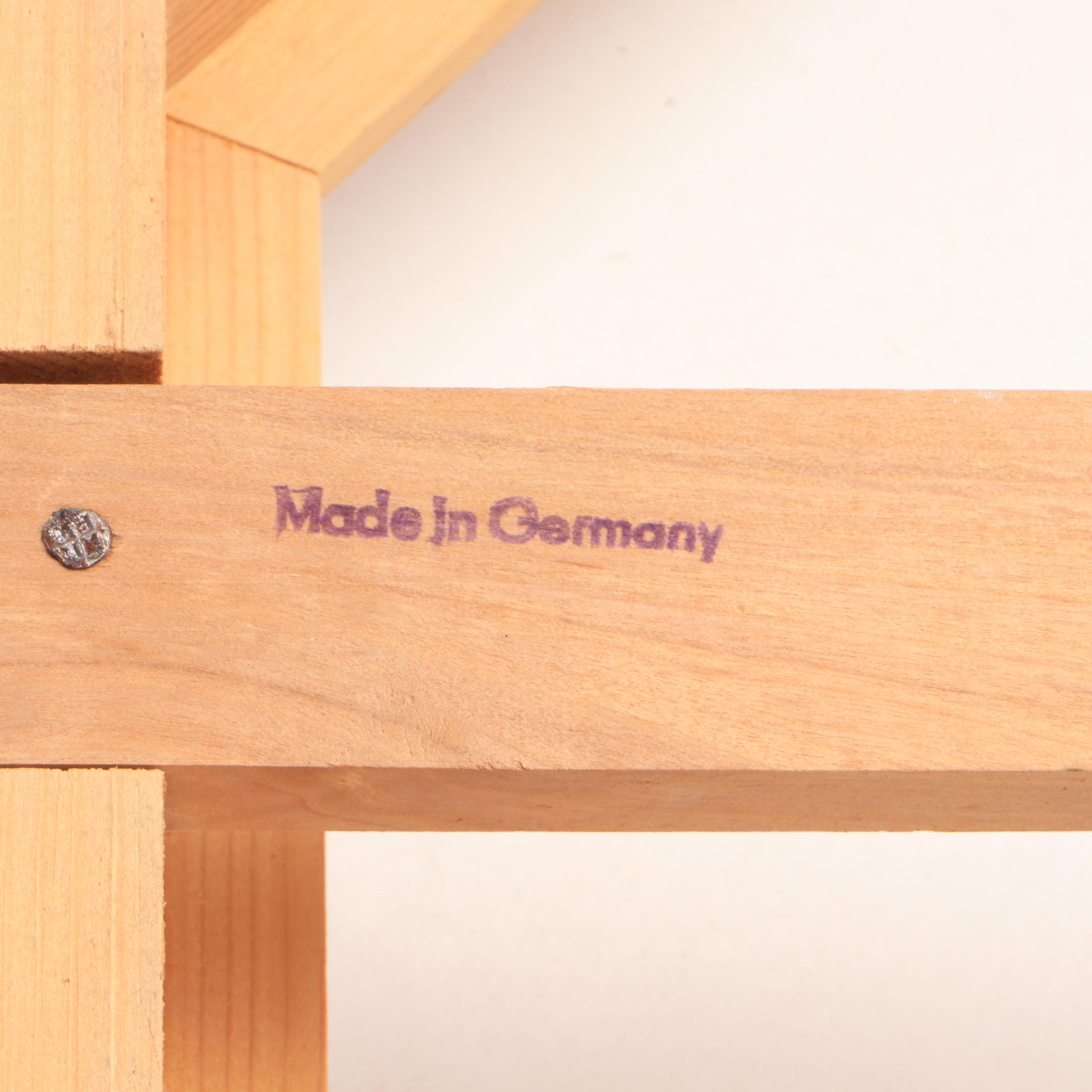 German Advent Candle Pyramid, Russian Belomorskie Uzory Folk Art Box