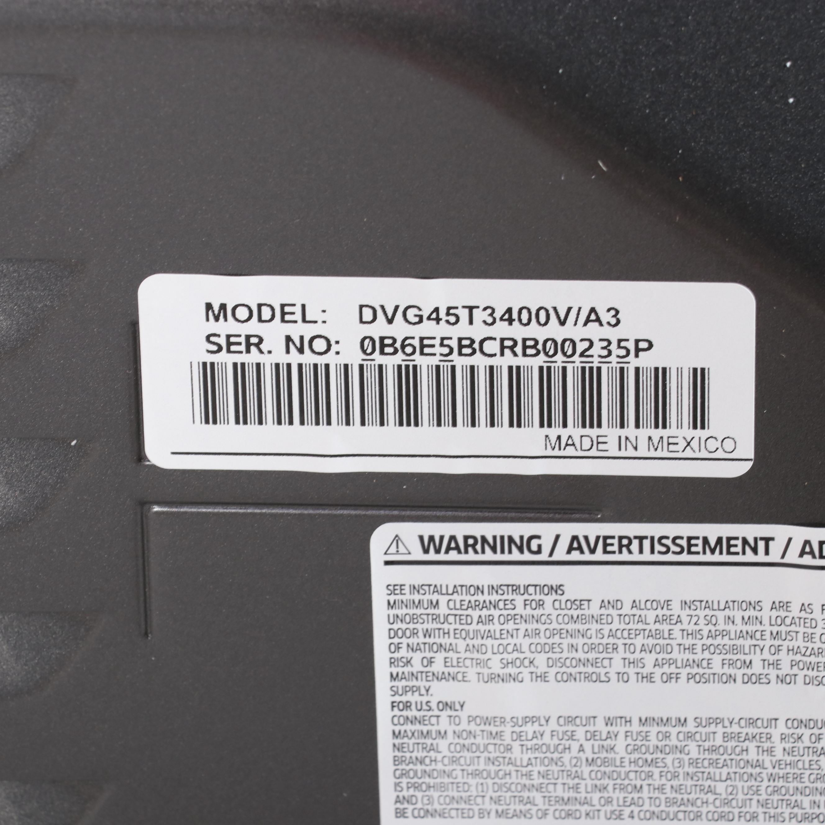 Samsung 7.4 Cu. Ft. Brushed Black Gas Dryer With Moisture Sensor