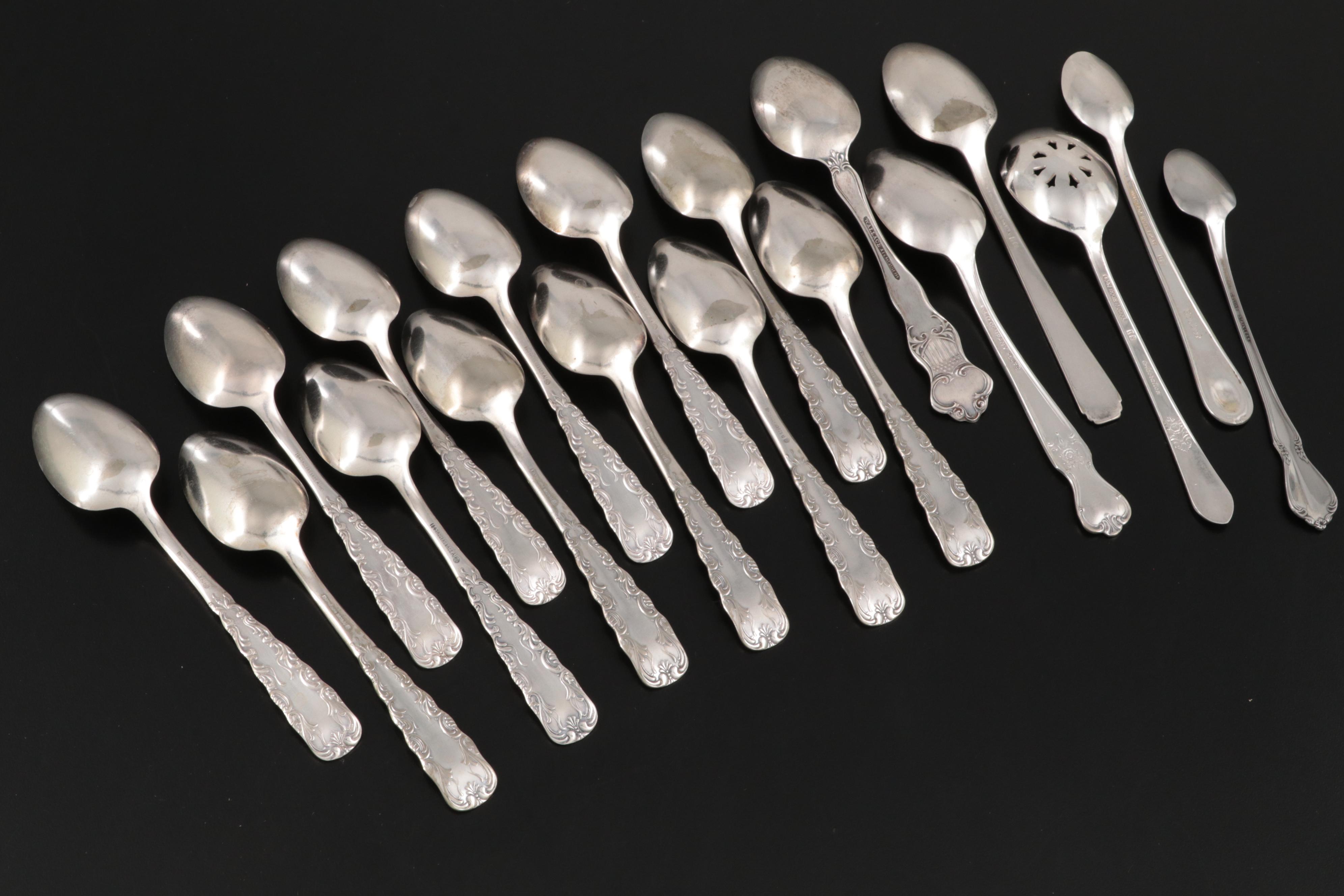 Rogers Bros Teaspoons and Other American Silver Plate Flatware Collection