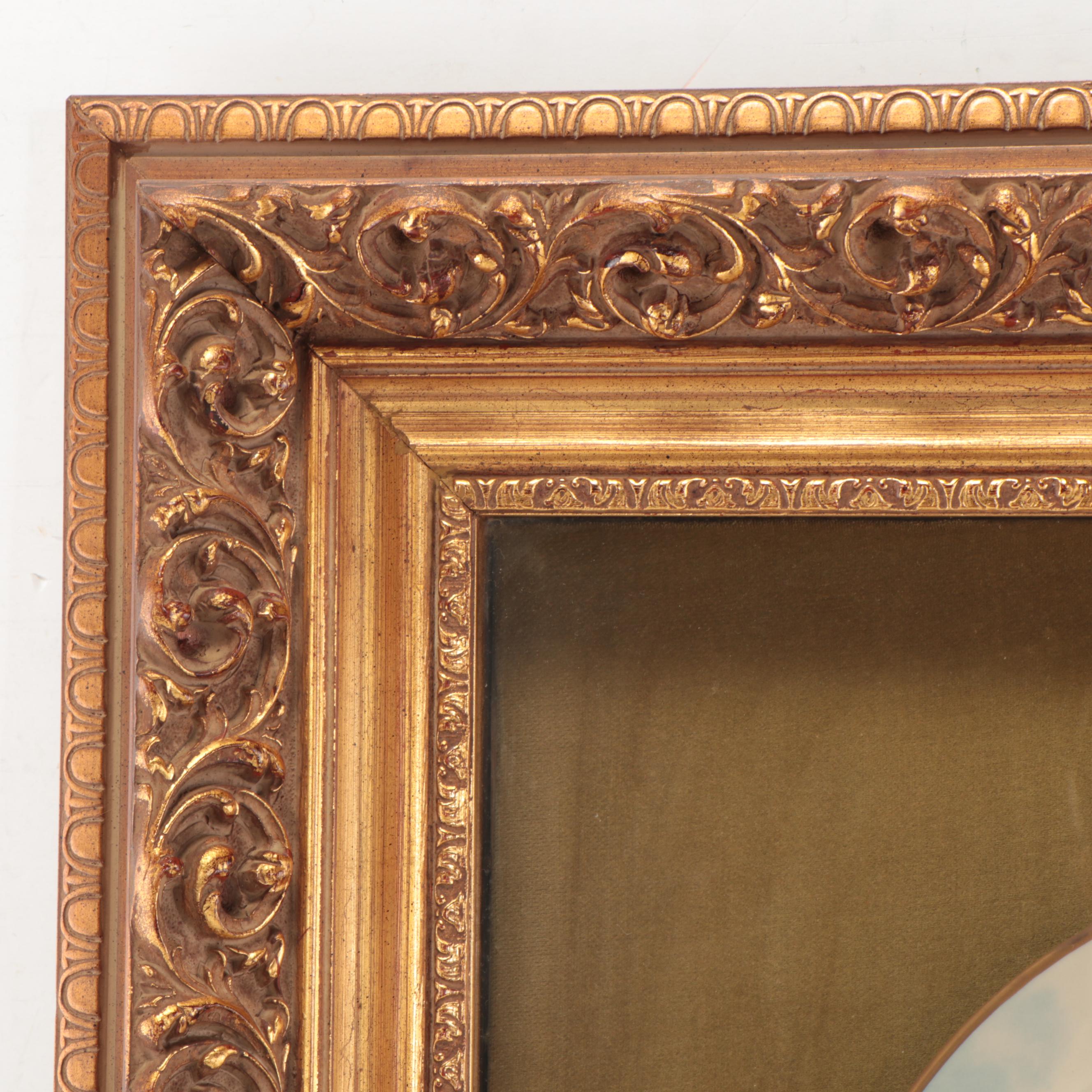 Offset Lithograph Transfer on Porcelain After John Alan Maxwell "The Cabildo"