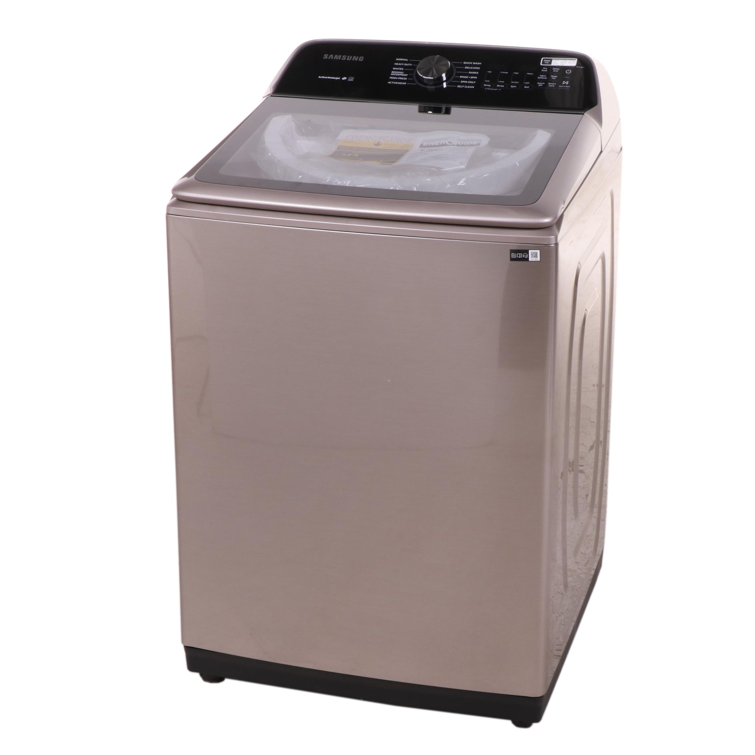 Samsung 5.0 Cu. Ft. Champagne Electric Top Load Washer With Active Waterjet