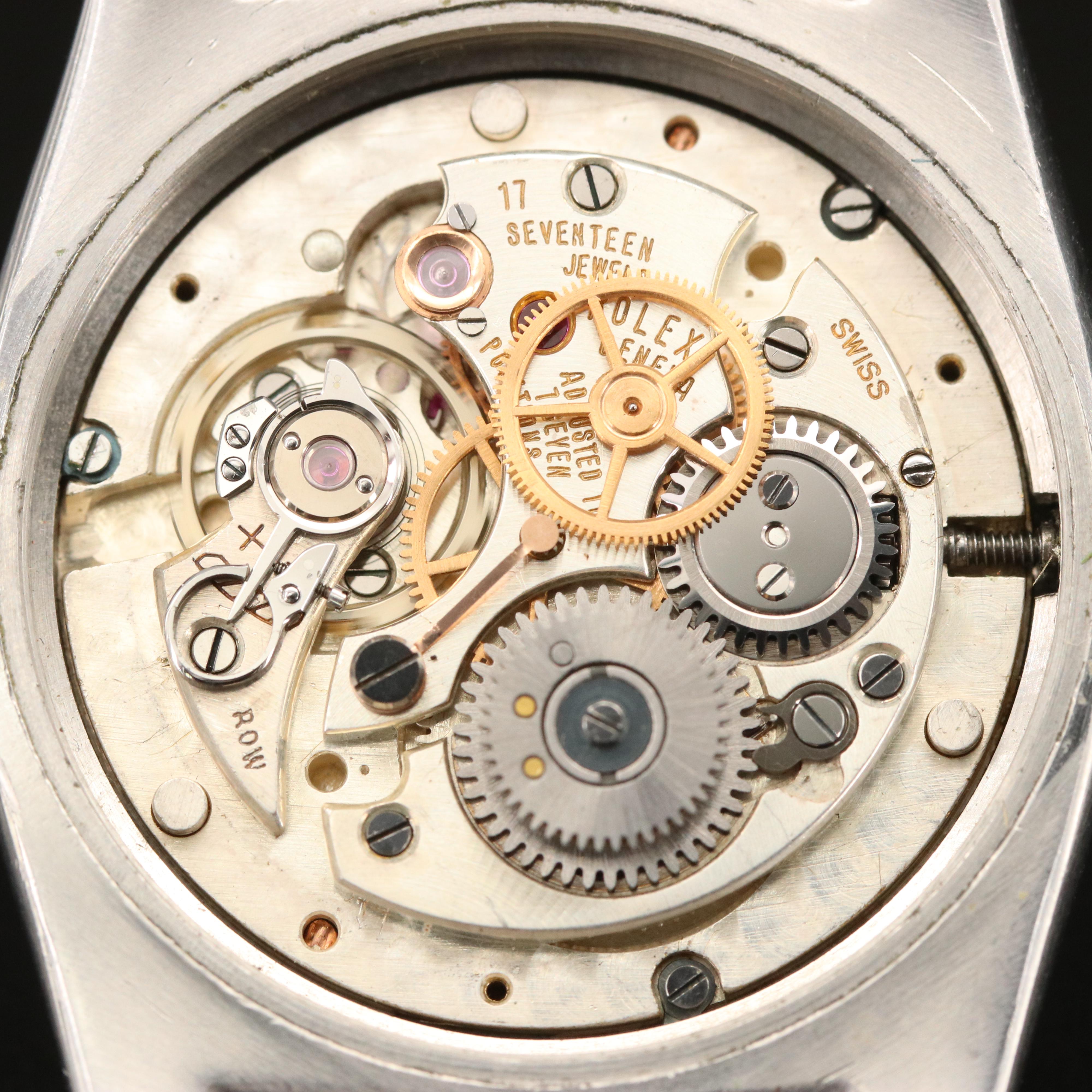 Rolex Oyster Perpetual Bubble Back Chronometer Watch