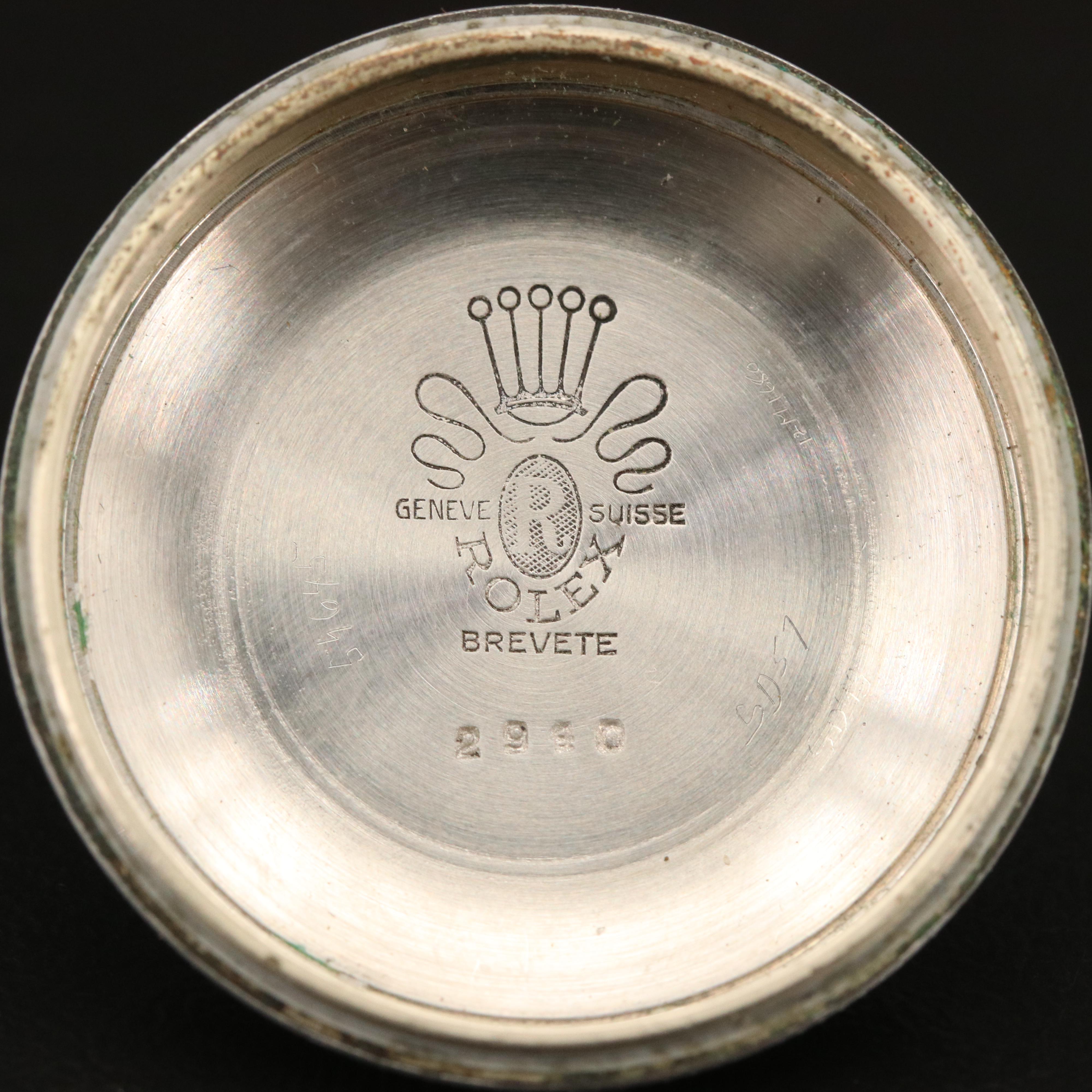 Rolex Oyster Perpetual Bubble Back Chronometer Watch