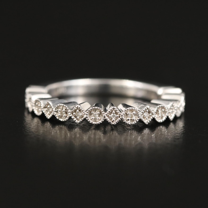 Sterling Diamond Band