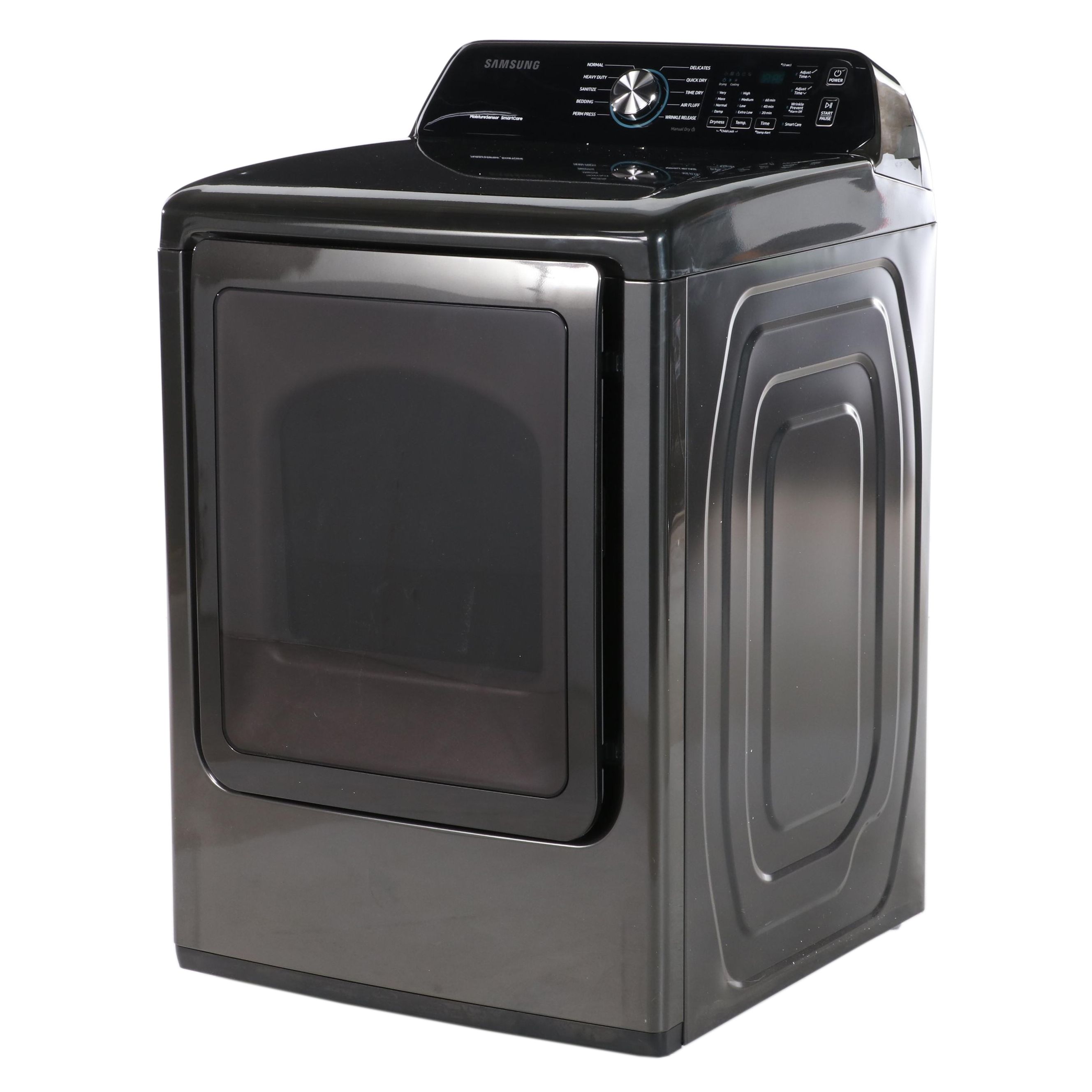 Samsung 7.4 Cu. Ft. Brushed Black Gas Dryer With Moisture Sensor