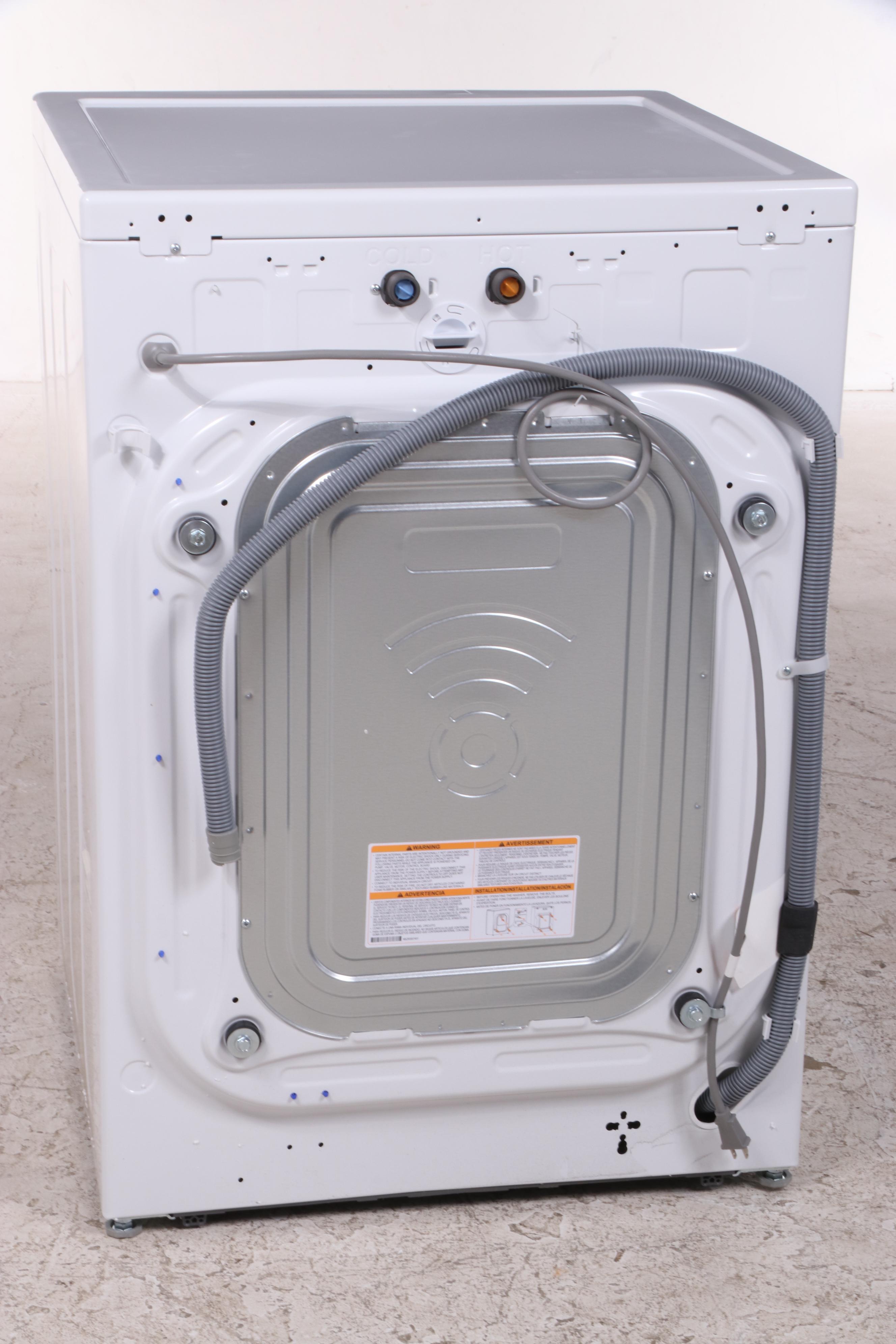 LG 4.5 Cu. Ft. White Electric Front Load Washer With Steam