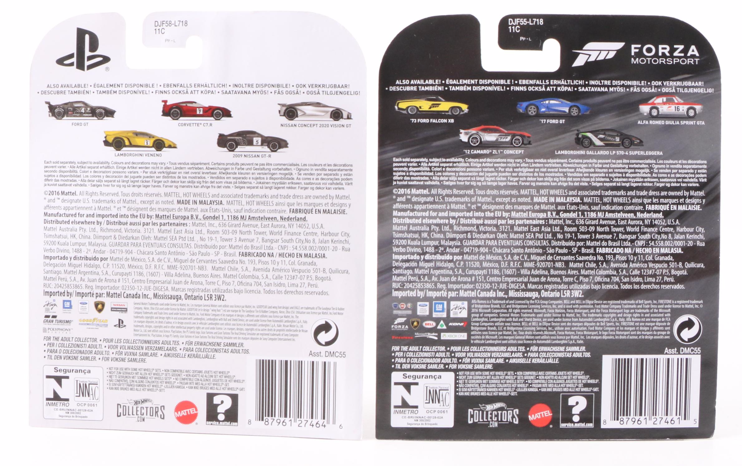 Mattel Hot Wheels Forza Motorsport and Other Diecast Vehicles