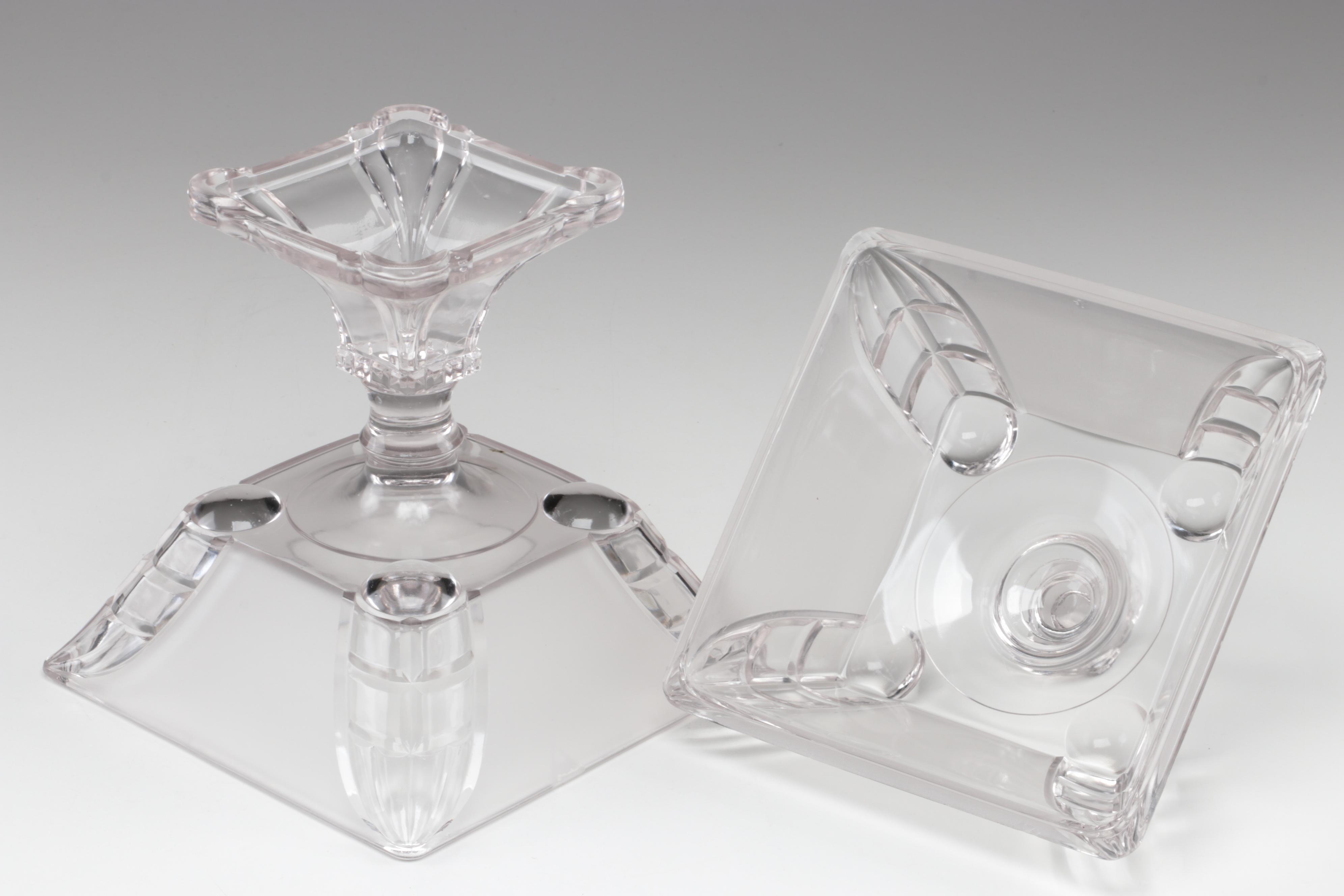 EAPG Adams "Hidalgo" Compote, Vaseline Glass Shaker, Baby Boot and More