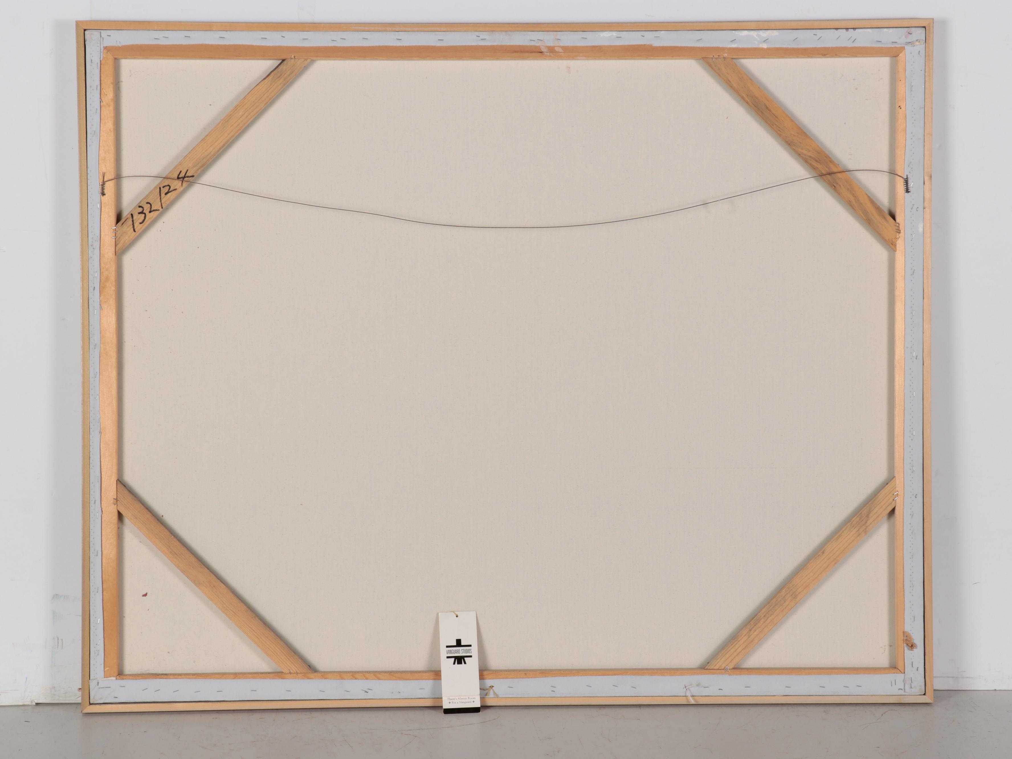 Lee Reynolds for Vanguard Studios City Scene Oil Painting