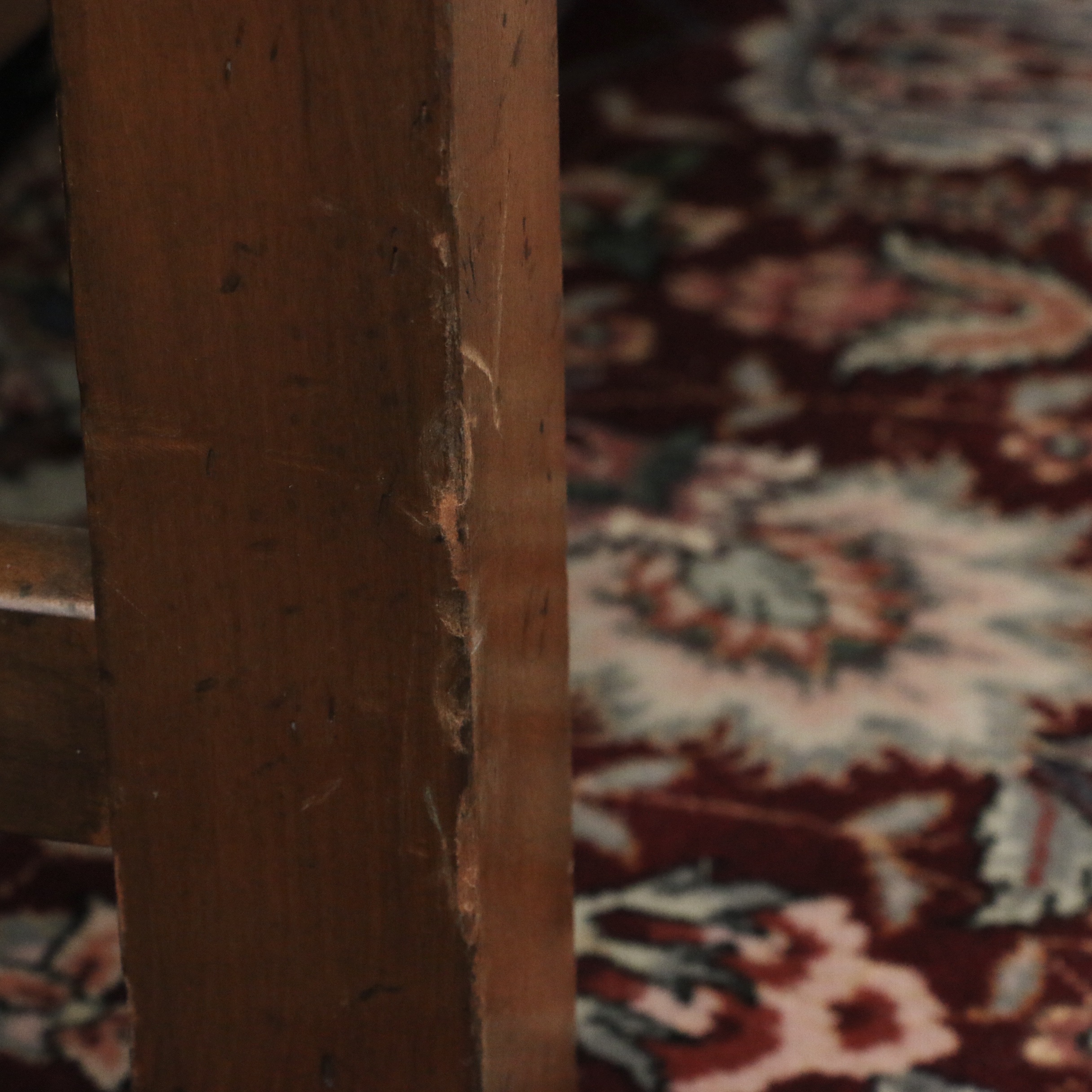 Baker Furniture Chippendale Style Camelback Sofa with Custom Pillows