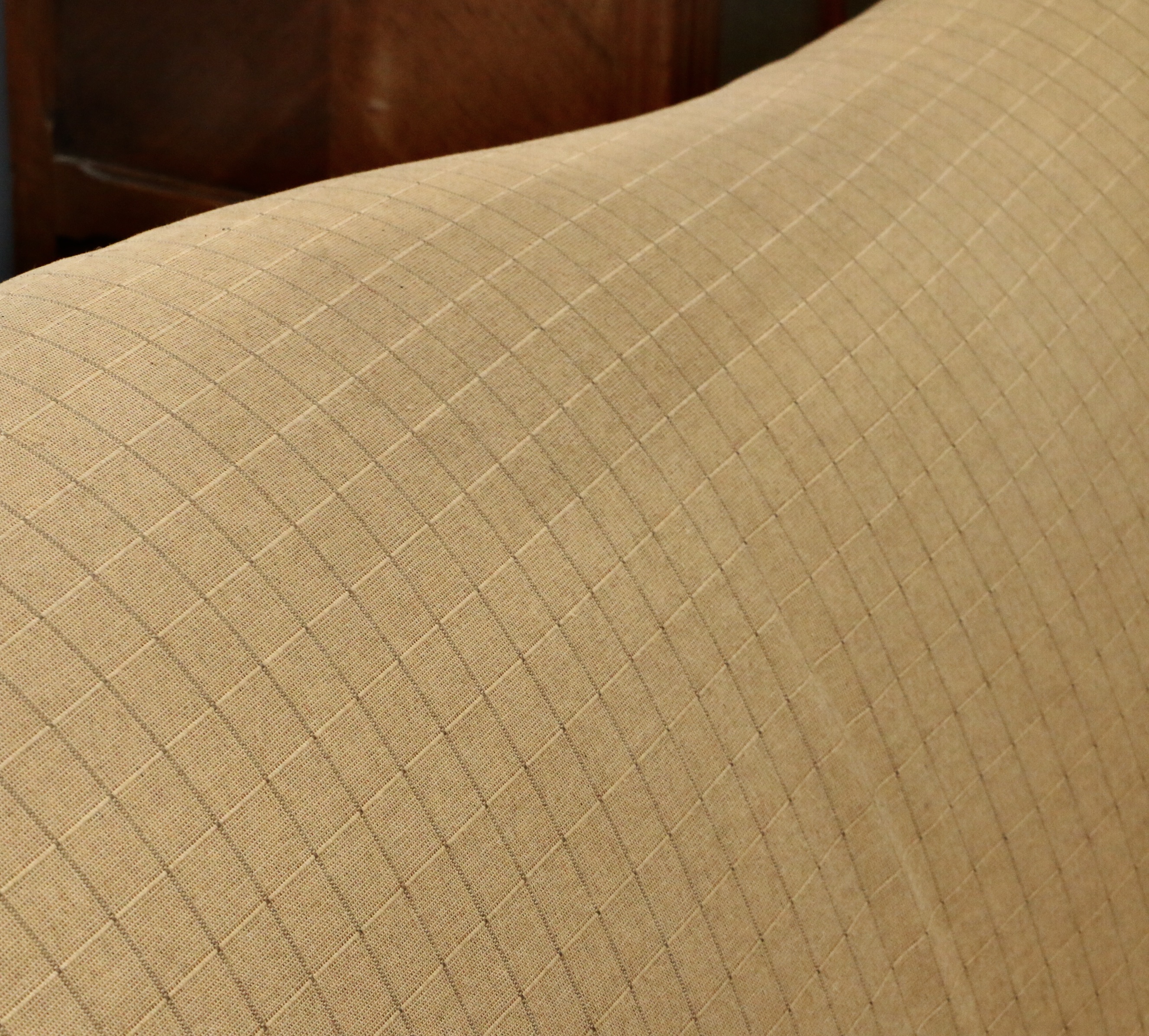 Baker Furniture Chippendale Style Camelback Sofa with Custom Pillows