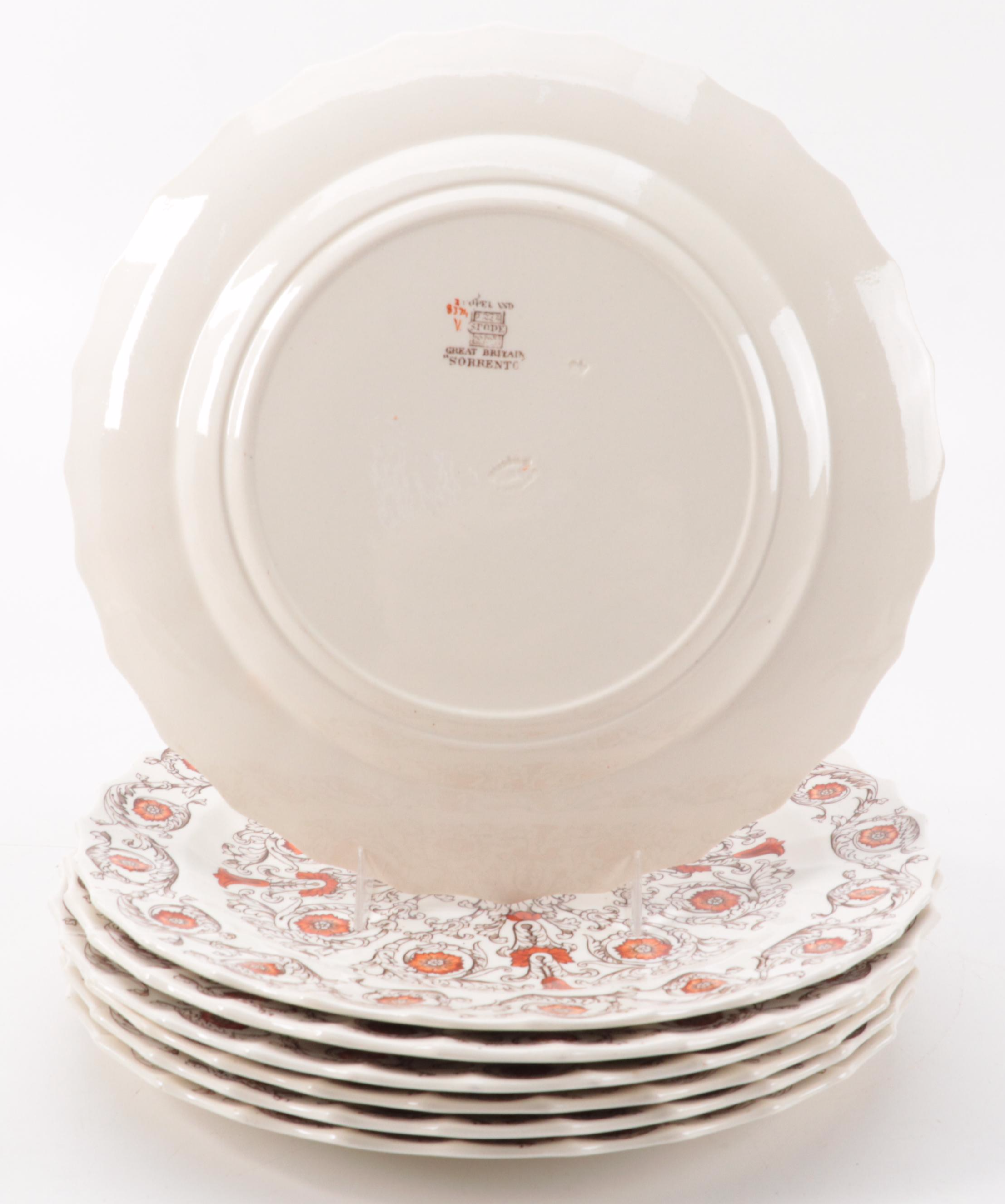 Copeland Spode "Sorrento" Ceramic Dinnerware, 1962–1964