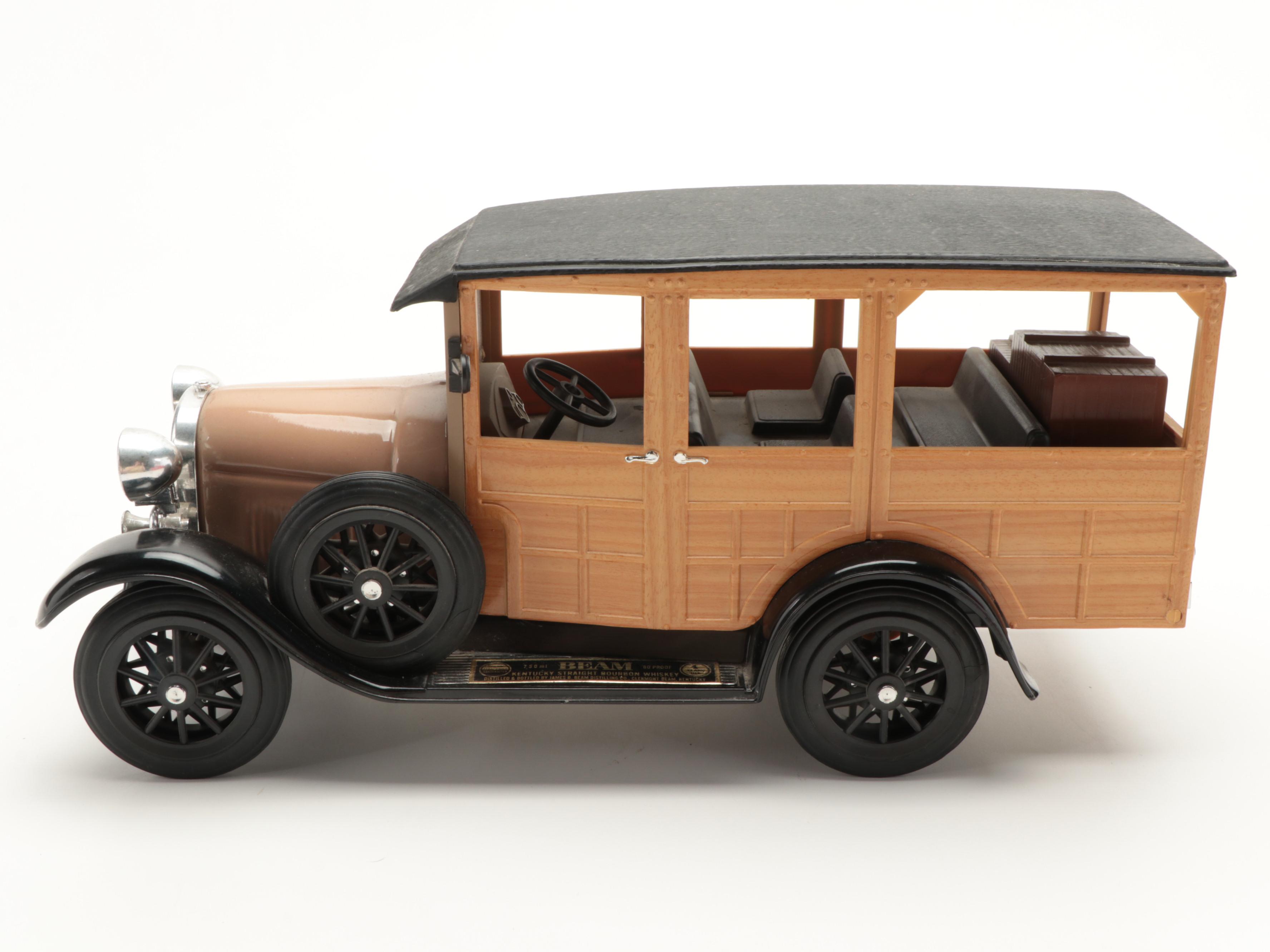 Jim Beam Ford Truck Decanter, Golden Crown Volkswagen Decanter Set