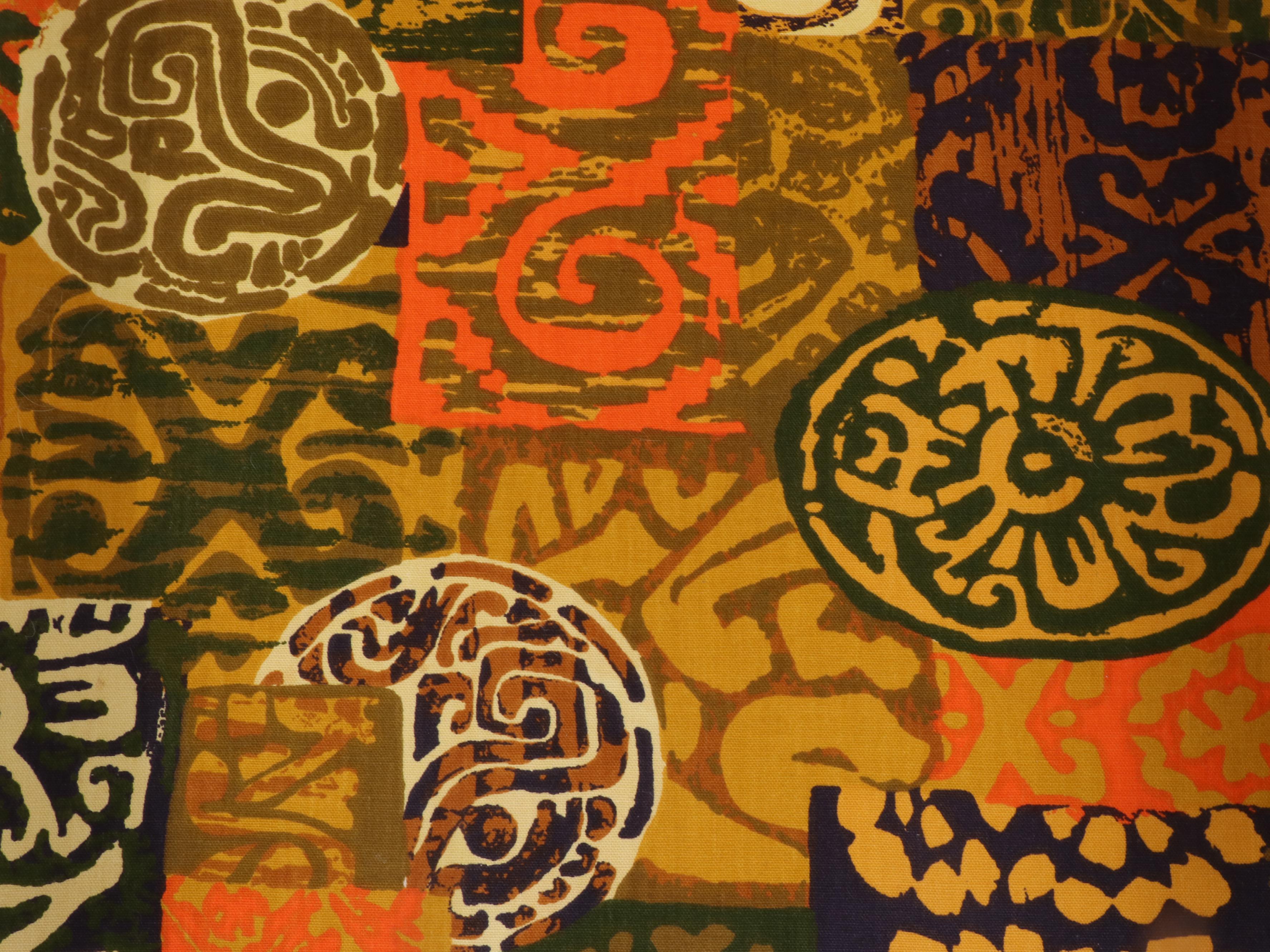 Pair of Mid Century Modern Painted Rattan Lounge Chairs