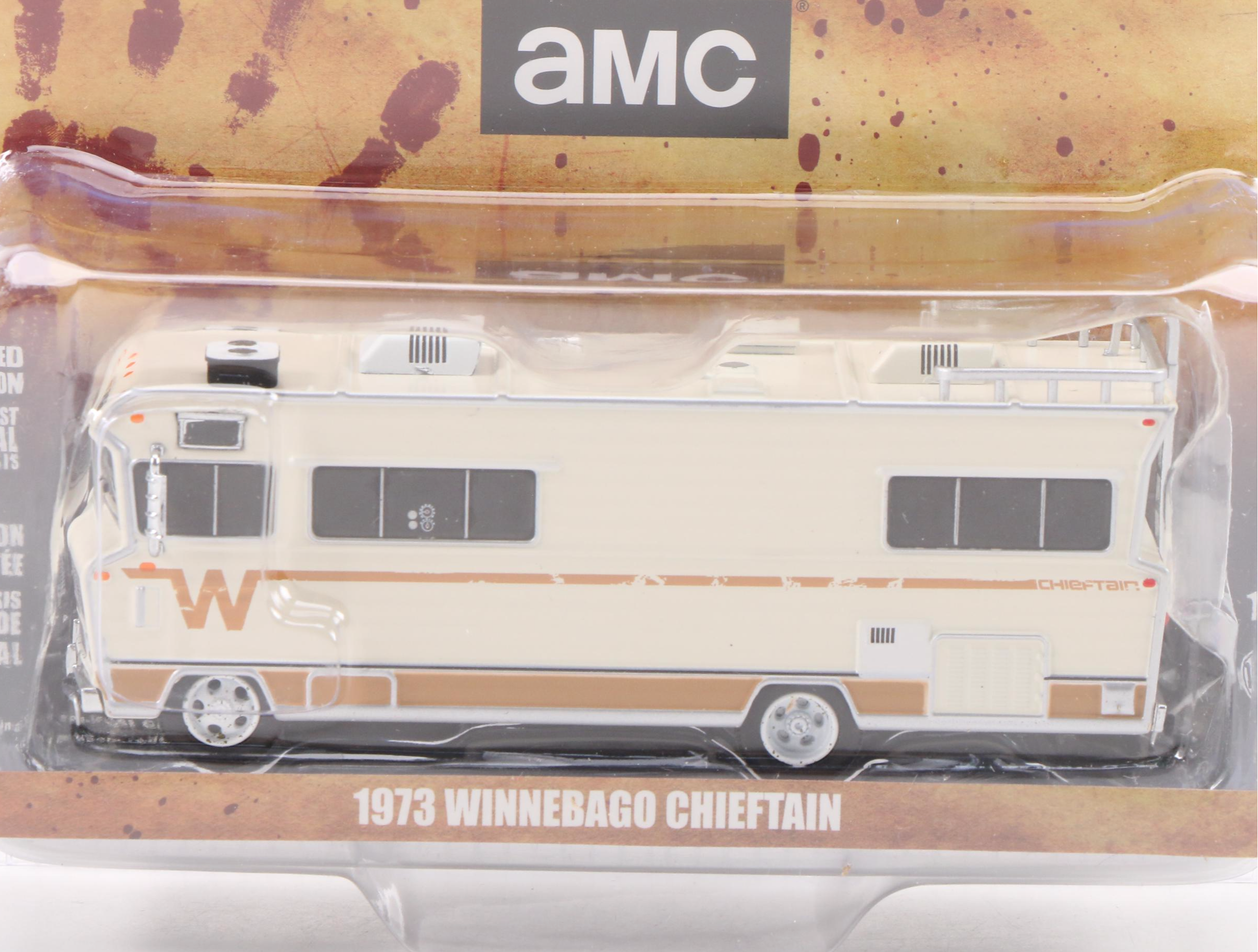 Greenlight The Walking Dead 1973 Winnebago Chieftain 1:64 Scale Diecast Vehicles