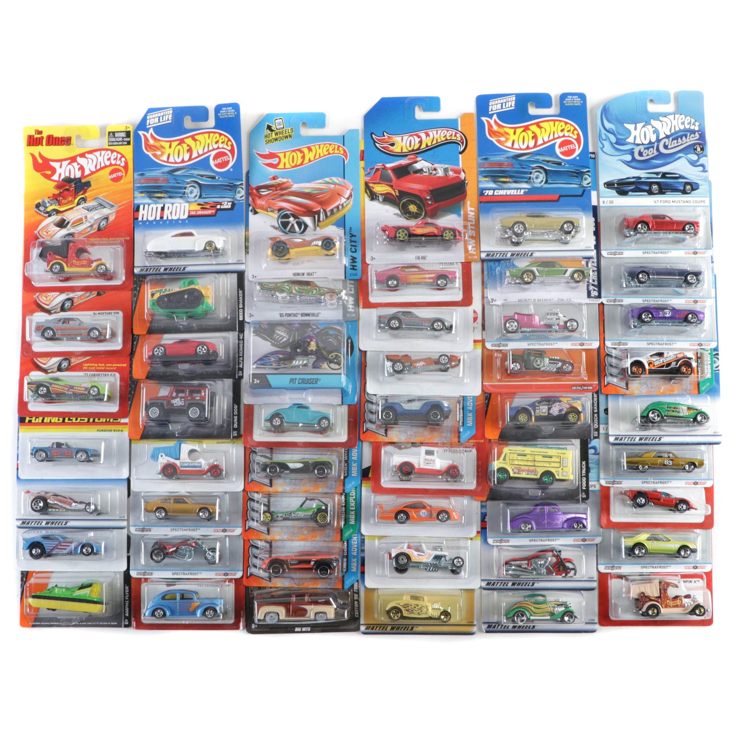 Mattel Hot Wheels Spectrafrost and Other Diecast Vehicles