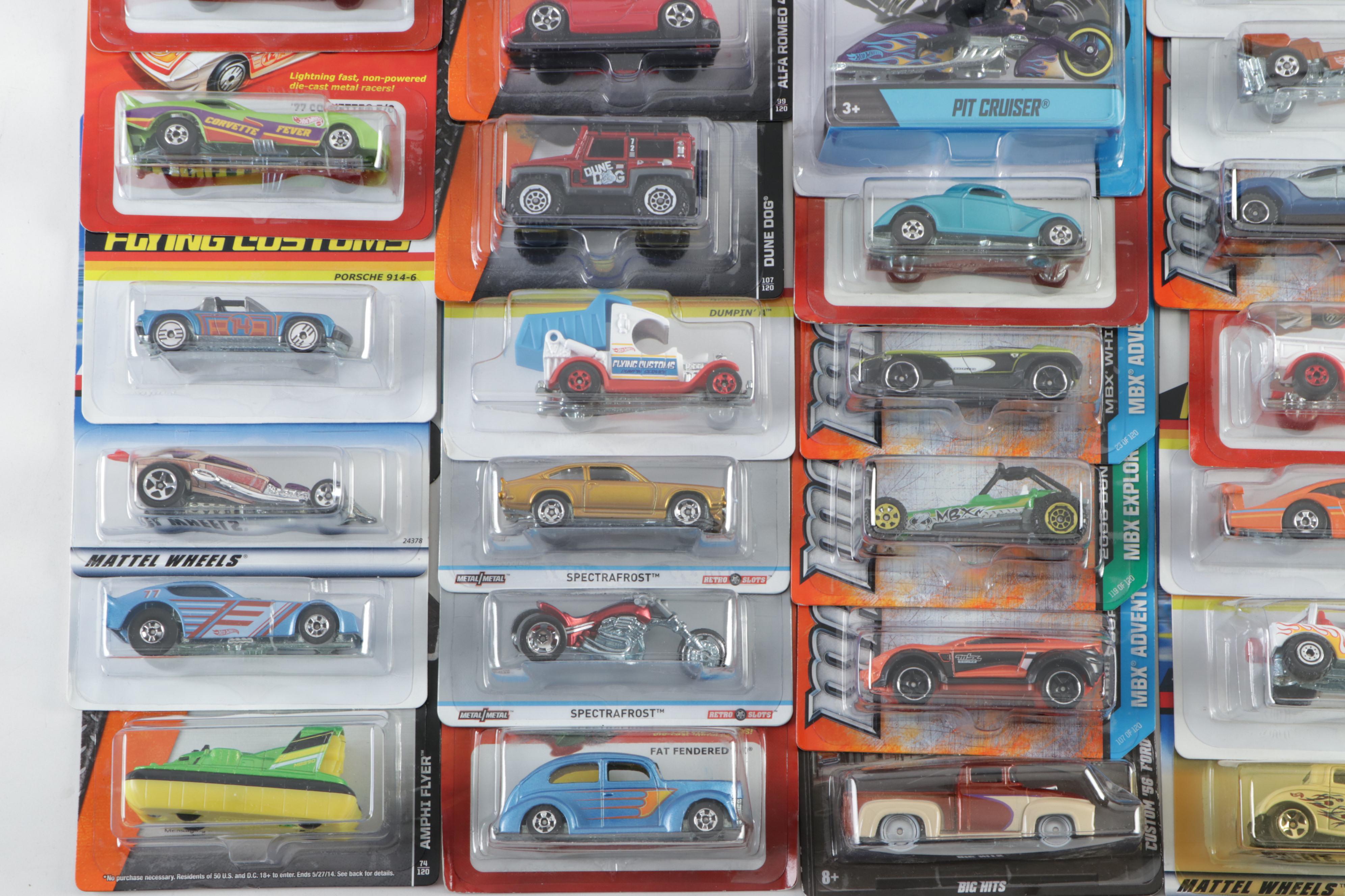 Mattel Hot Wheels Spectrafrost and Other Diecast Vehicles