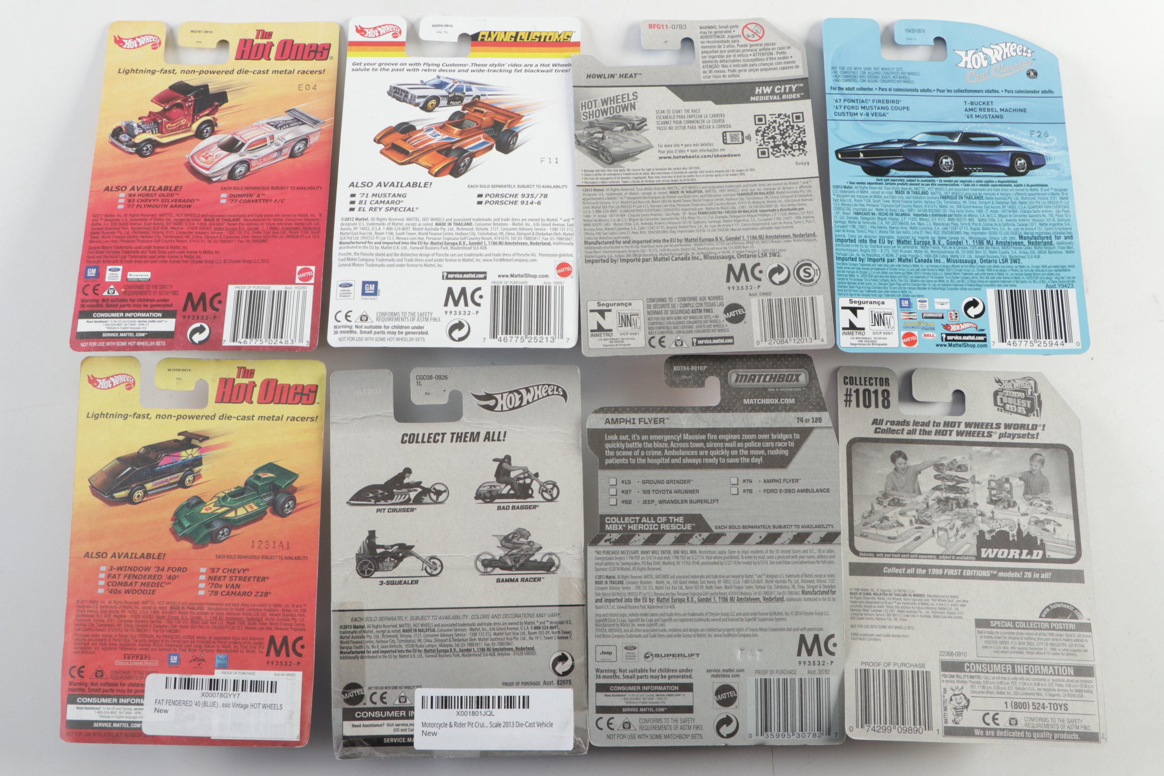 Mattel Hot Wheels Spectrafrost and Other Diecast Vehicles