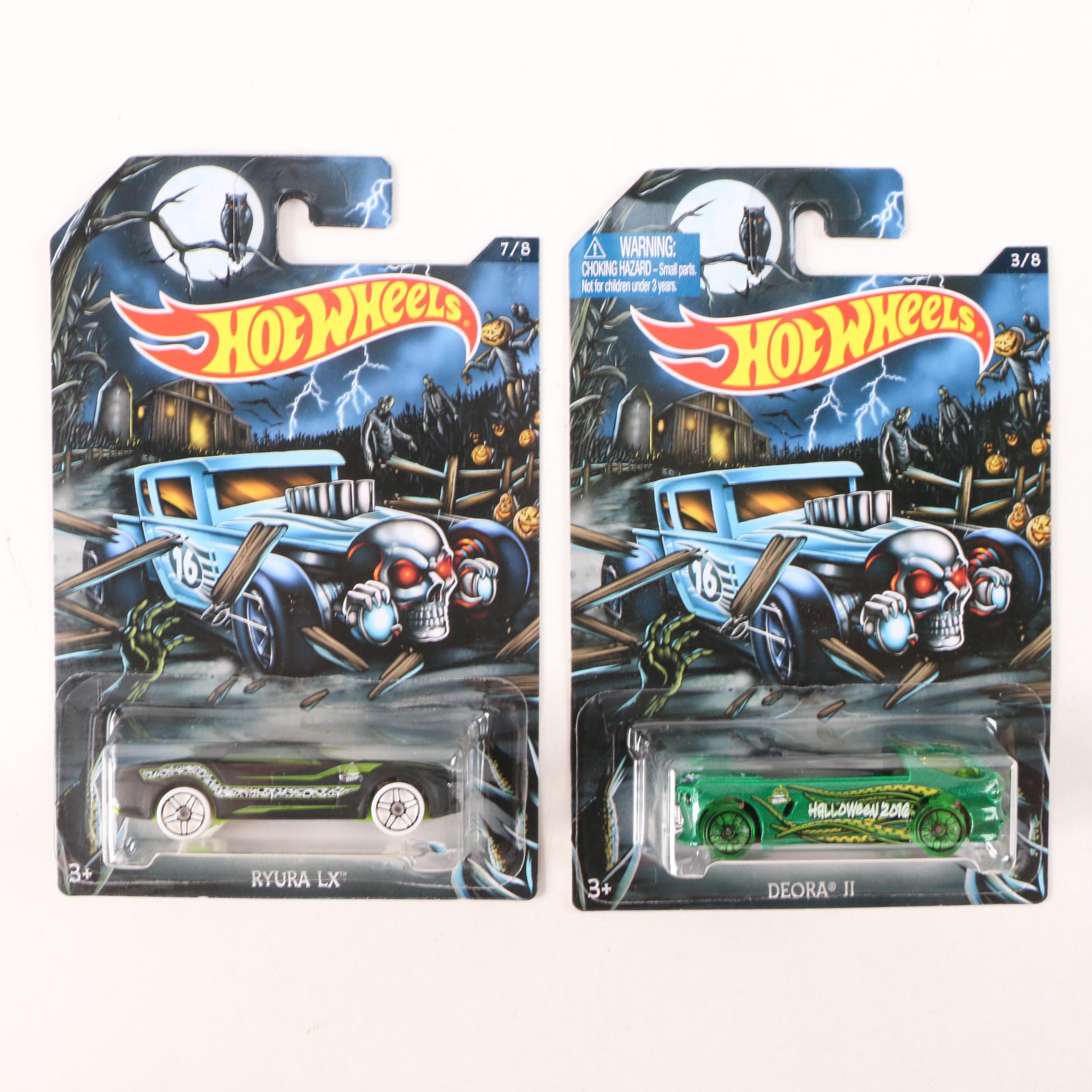 Hot Wheels Halloween Themed 1:64 Scale Cars, 2016