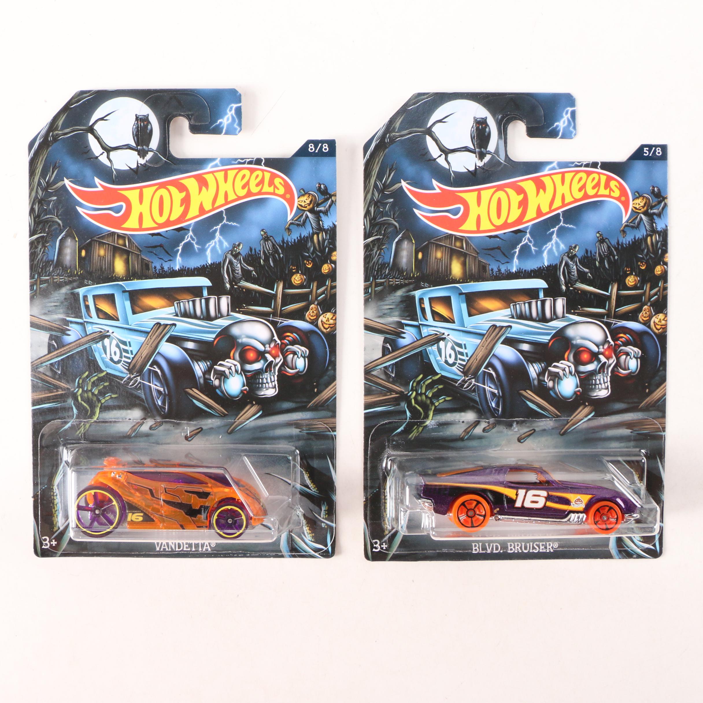 Hot Wheels Halloween Themed 1:64 Scale Cars, 2016