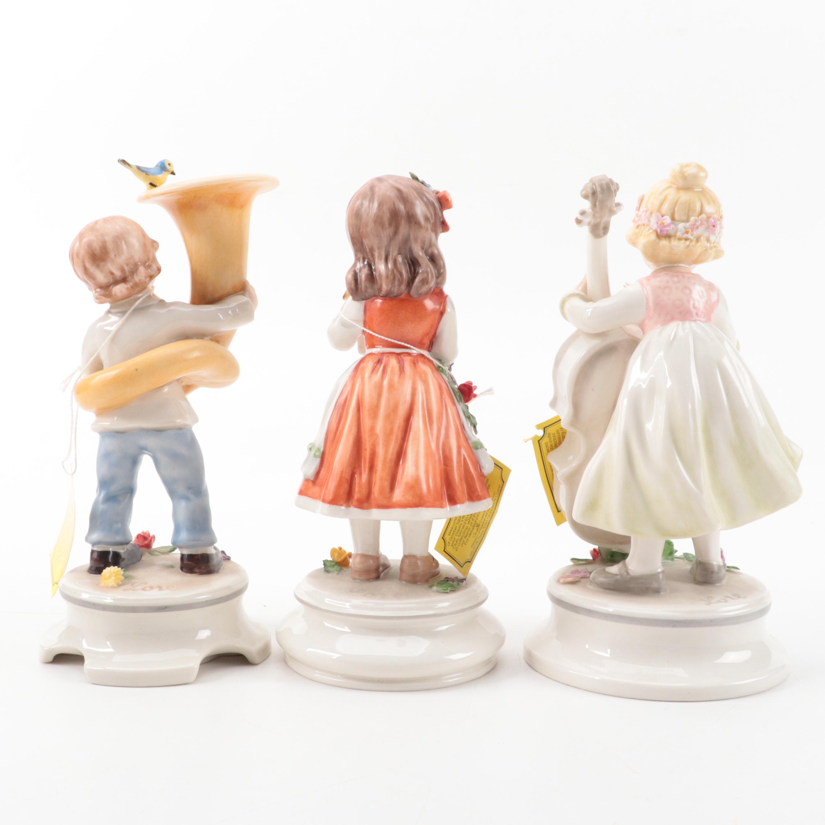 Goebel Hand-Painted Limited Edition Porcelain Figurine and Other Lore Figurines