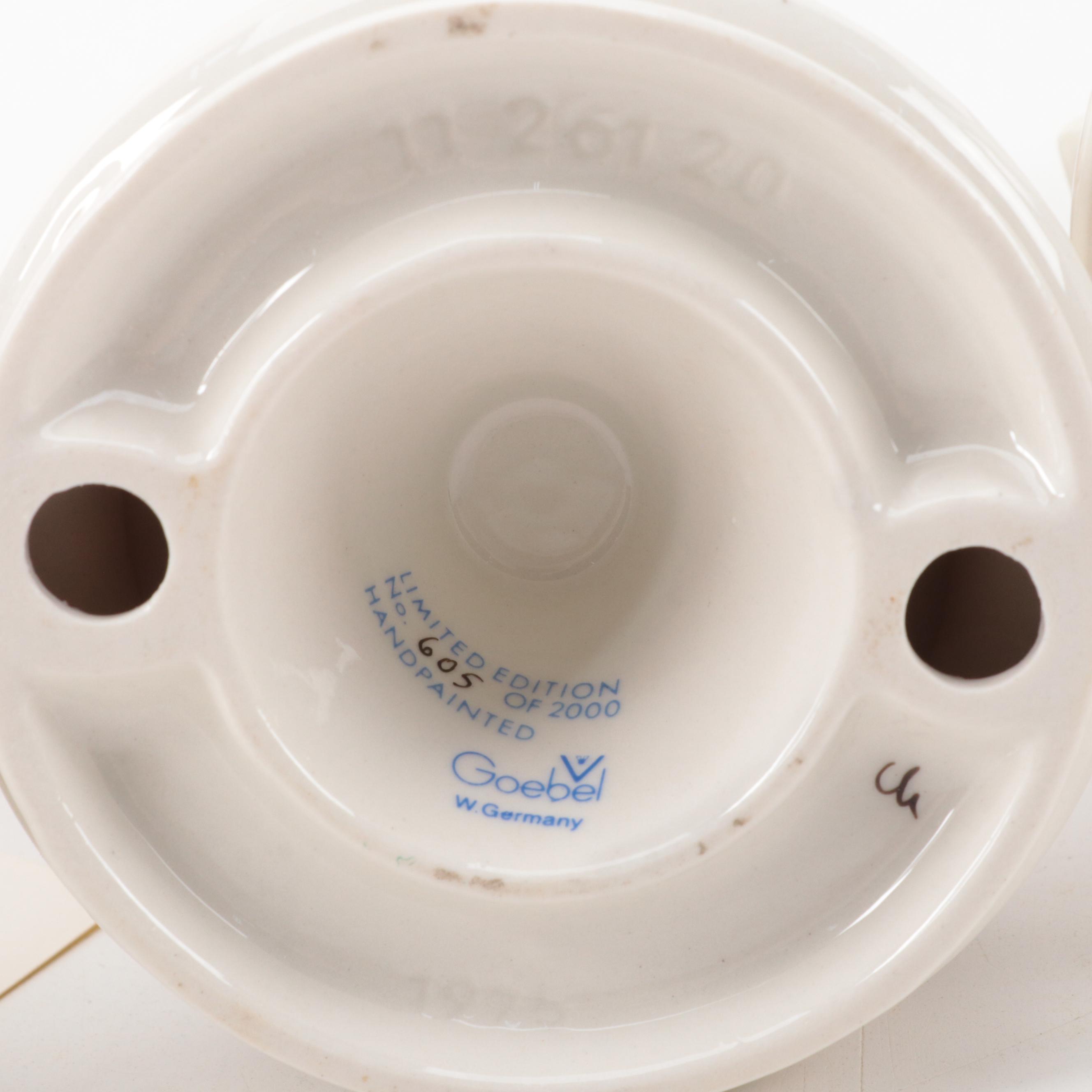 Goebel Hand-Painted Limited Edition Porcelain Figurine and Other Lore Figurines