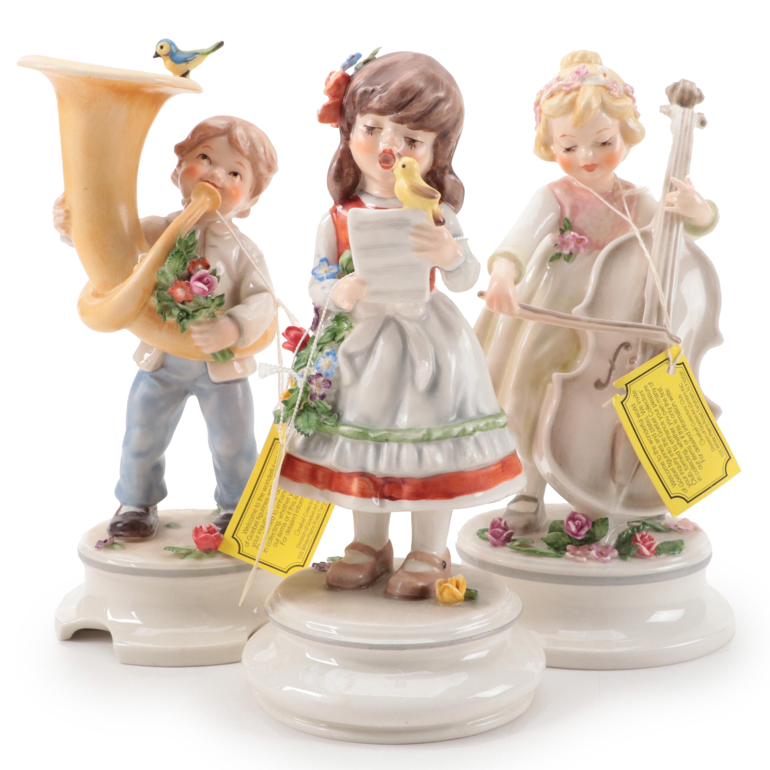 Goebel Hand-Painted Limited Edition Porcelain Figurine and Other Lore Figurines