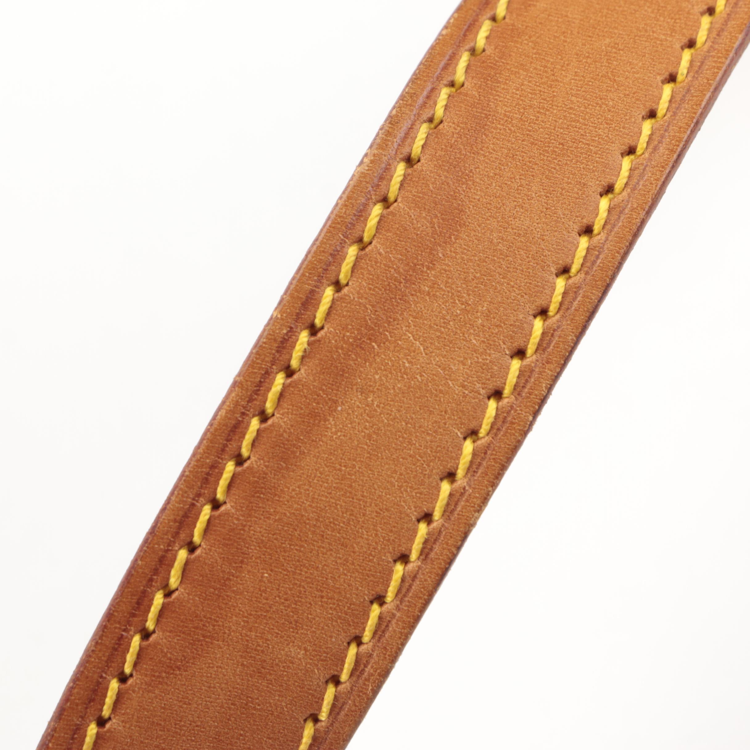 Louis Vuitton Bandoulière Luggage Strap in Vachetta Leather