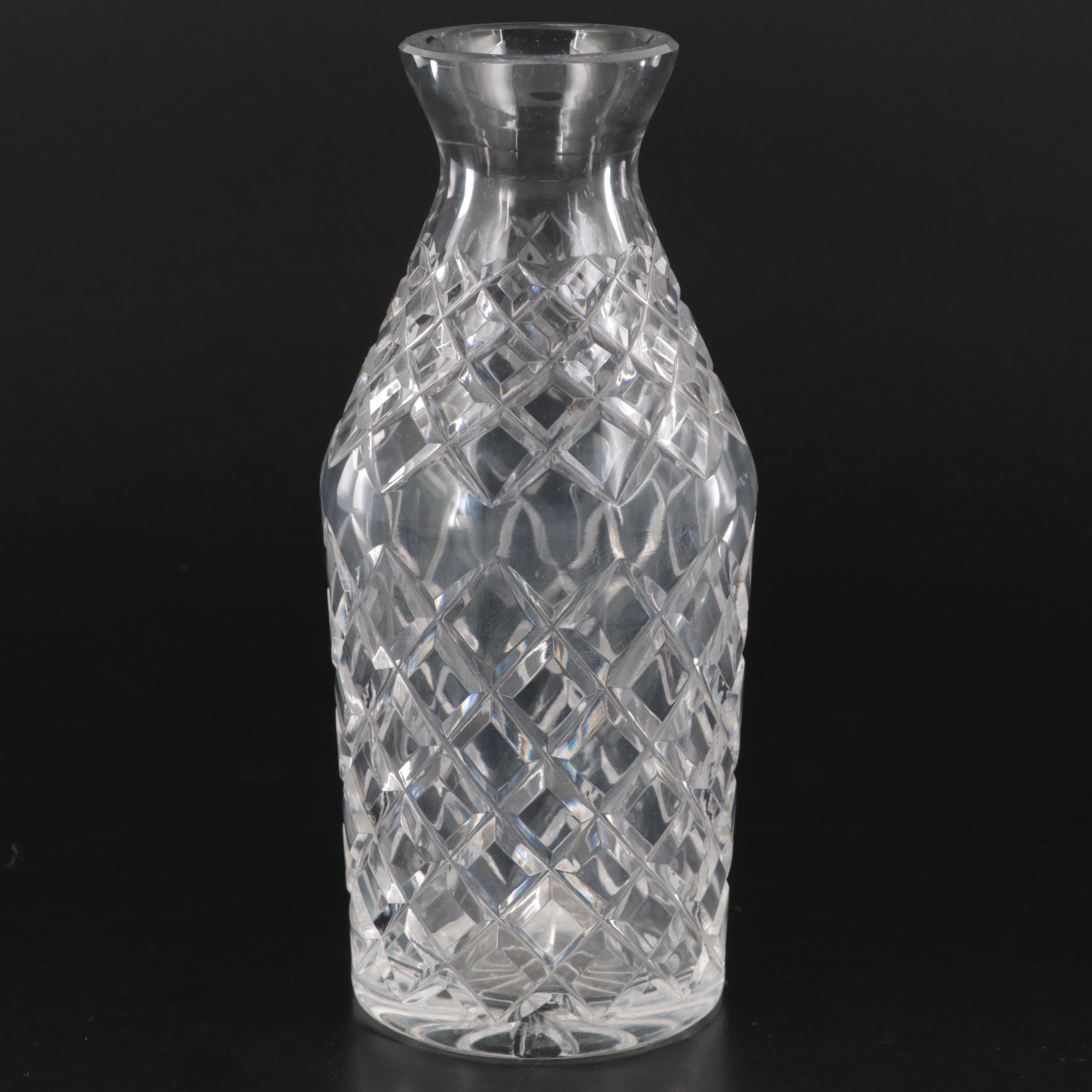 Cartier Crystal Decanter with Marquis by Waterford Bottle Stopper