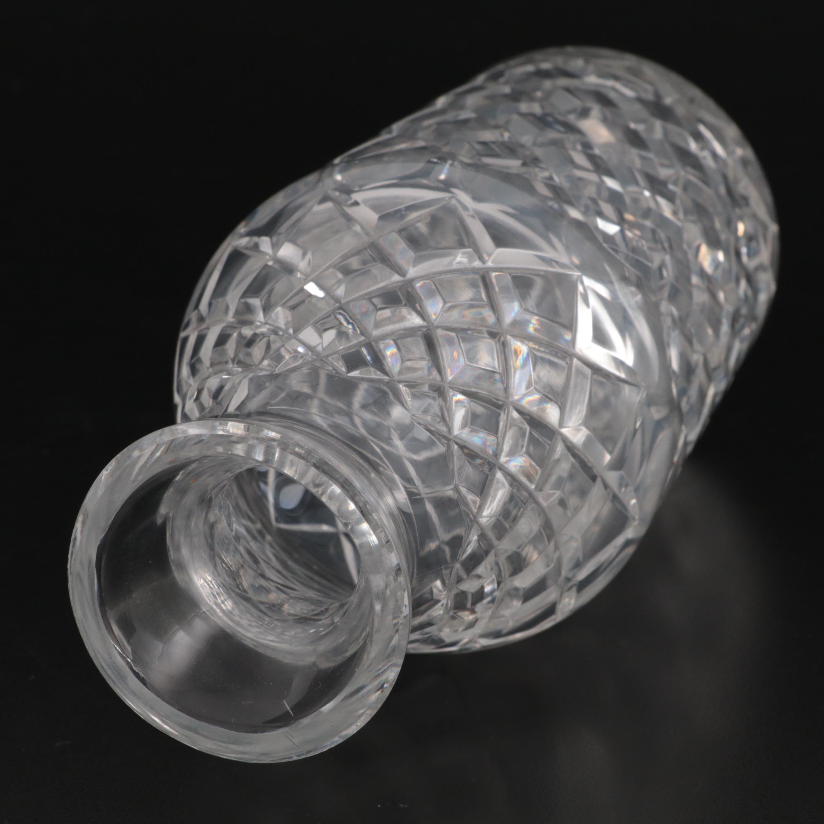 Cartier Crystal Decanter with Marquis by Waterford Bottle Stopper