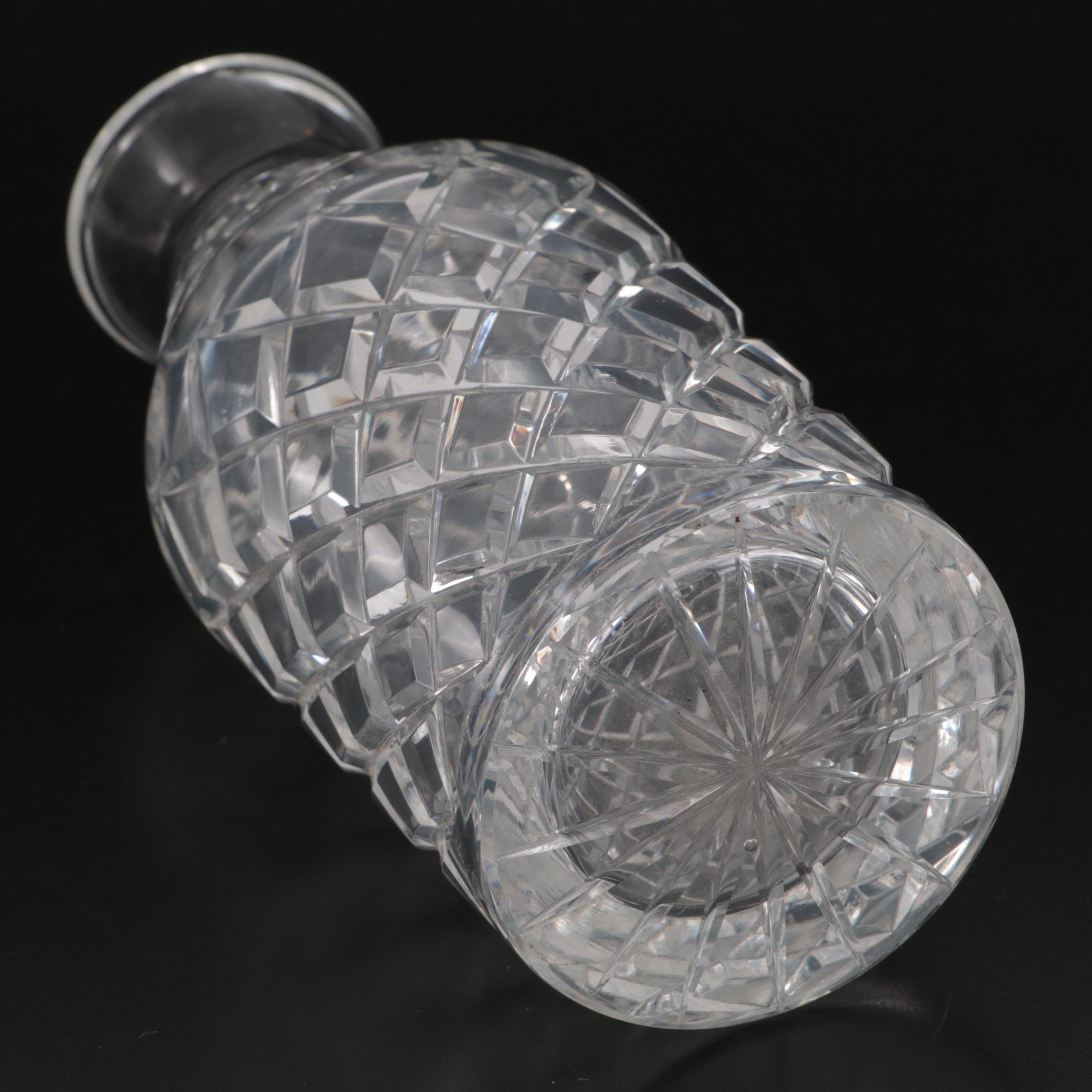 Cartier Crystal Decanter with Marquis by Waterford Bottle Stopper