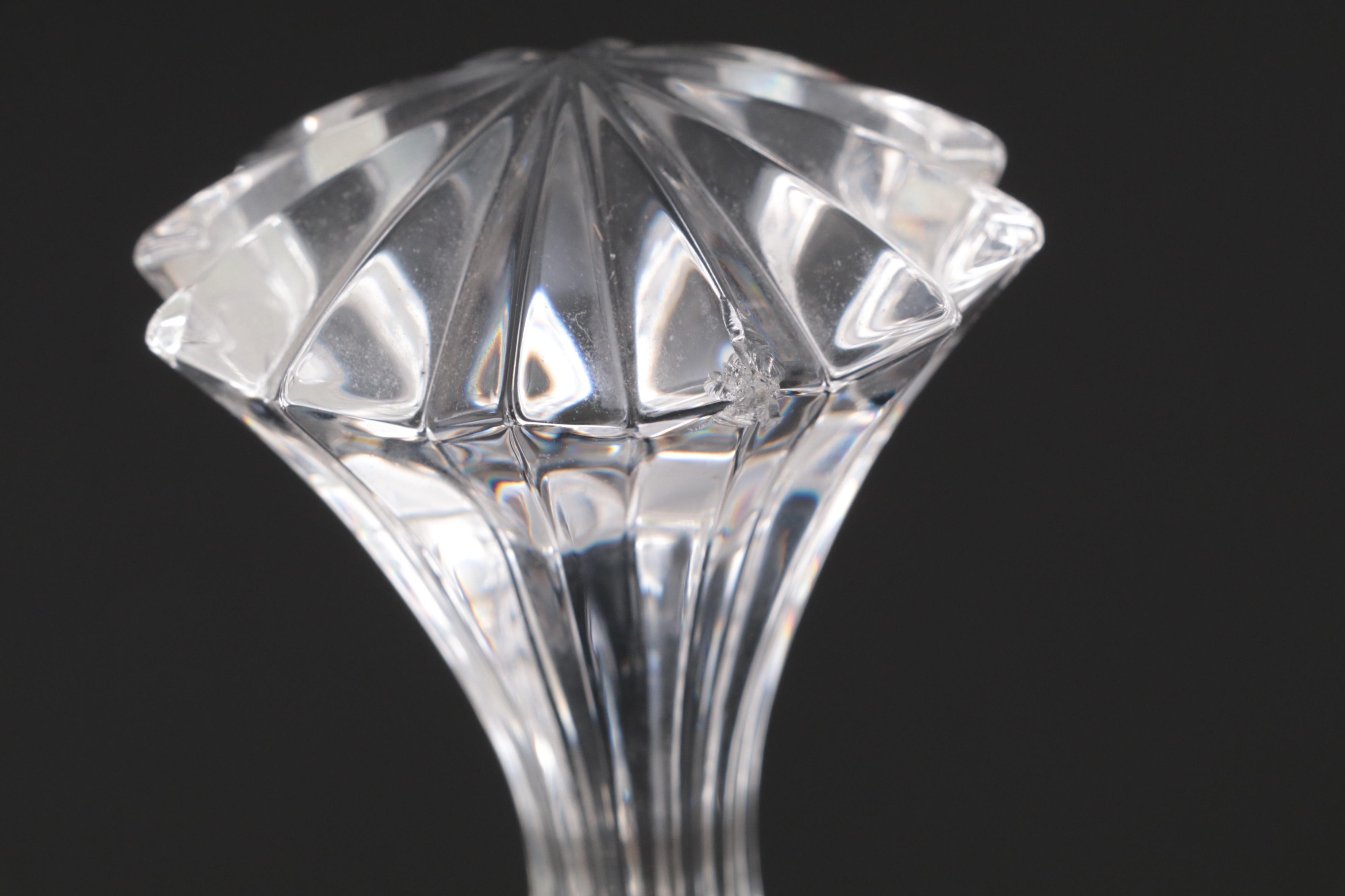 Cartier Crystal Decanter with Marquis by Waterford Bottle Stopper