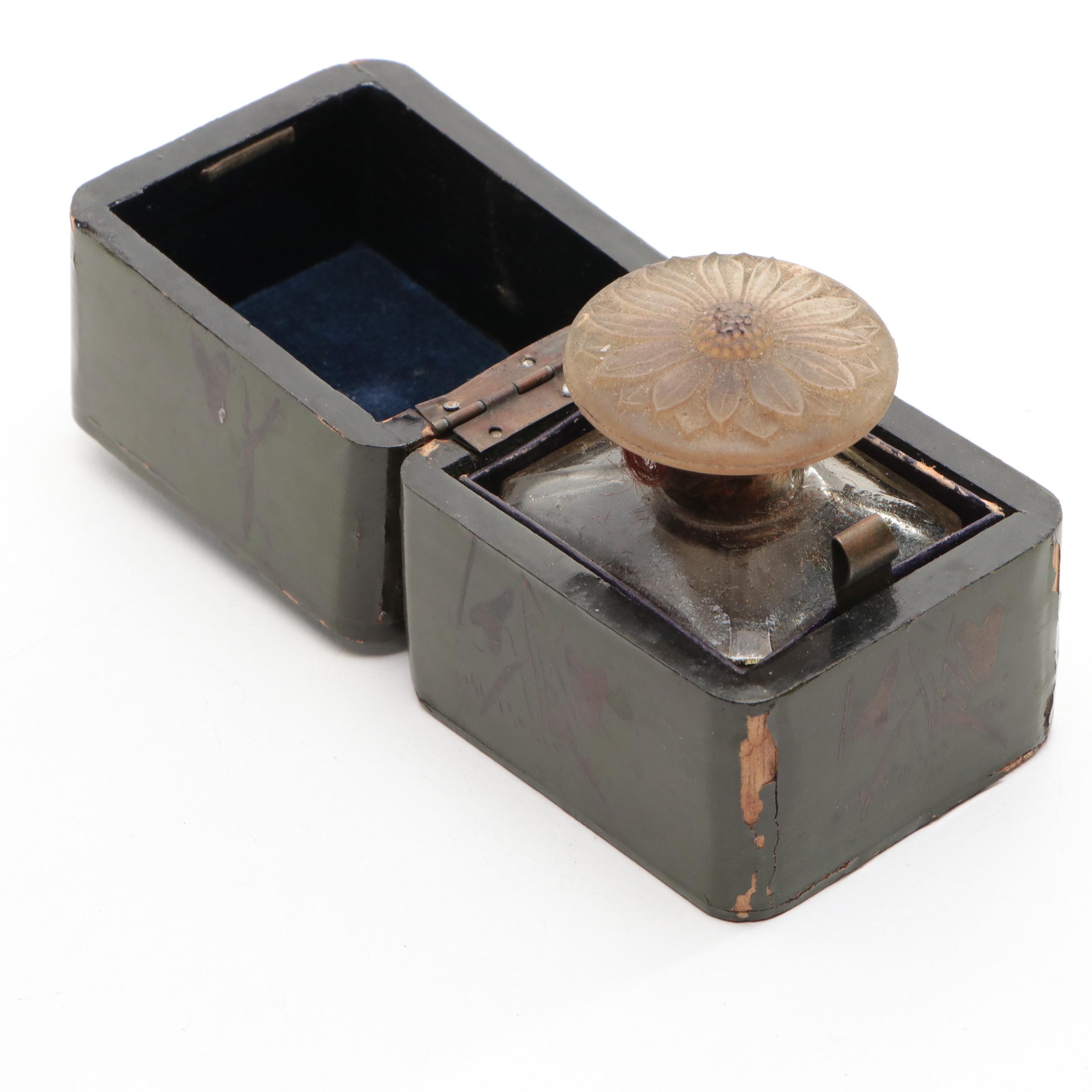 Japanese Lacquerware Boxes, with Leather Baby Shoes, Resin Hair Combs and More