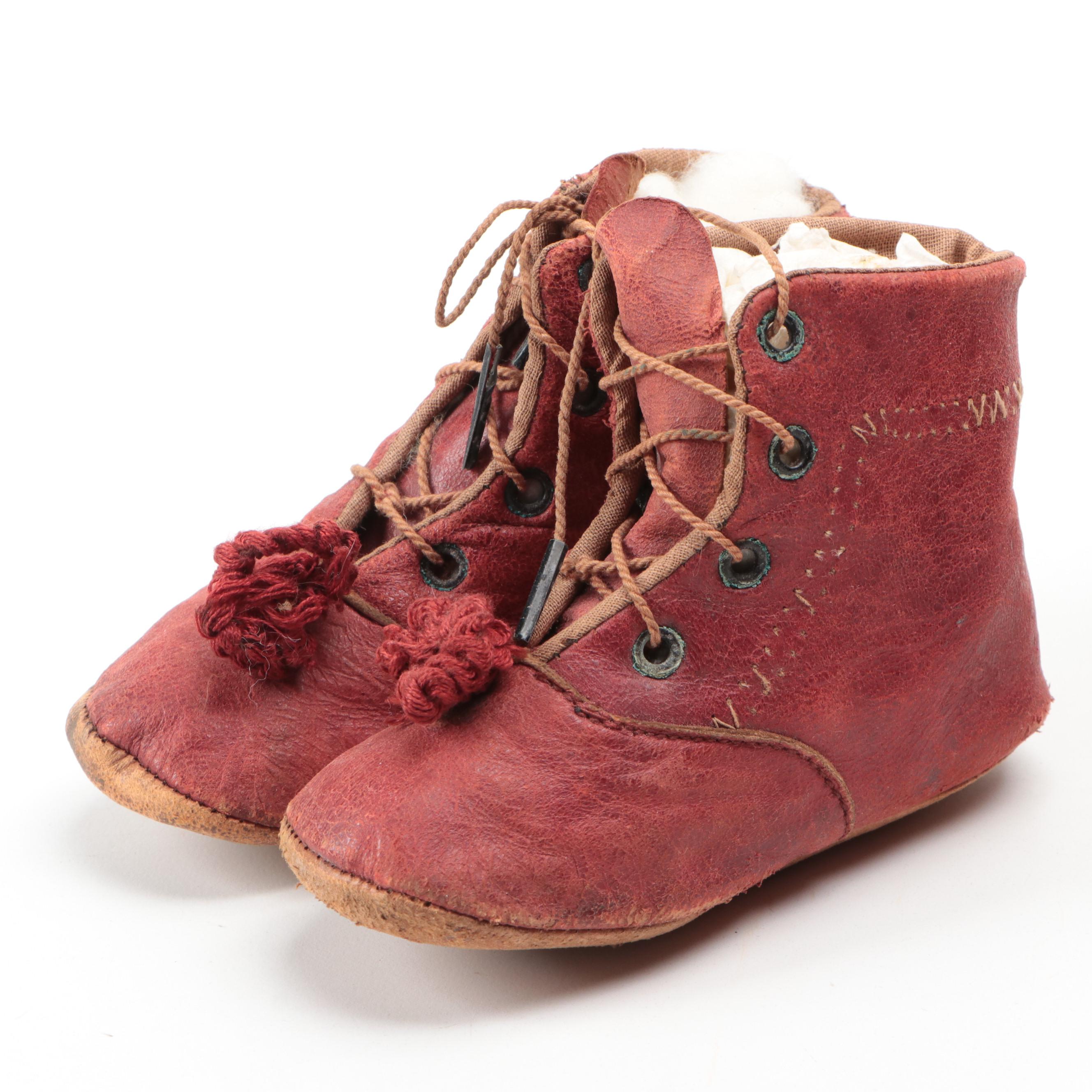 Japanese Lacquerware Boxes, with Leather Baby Shoes, Resin Hair Combs and More