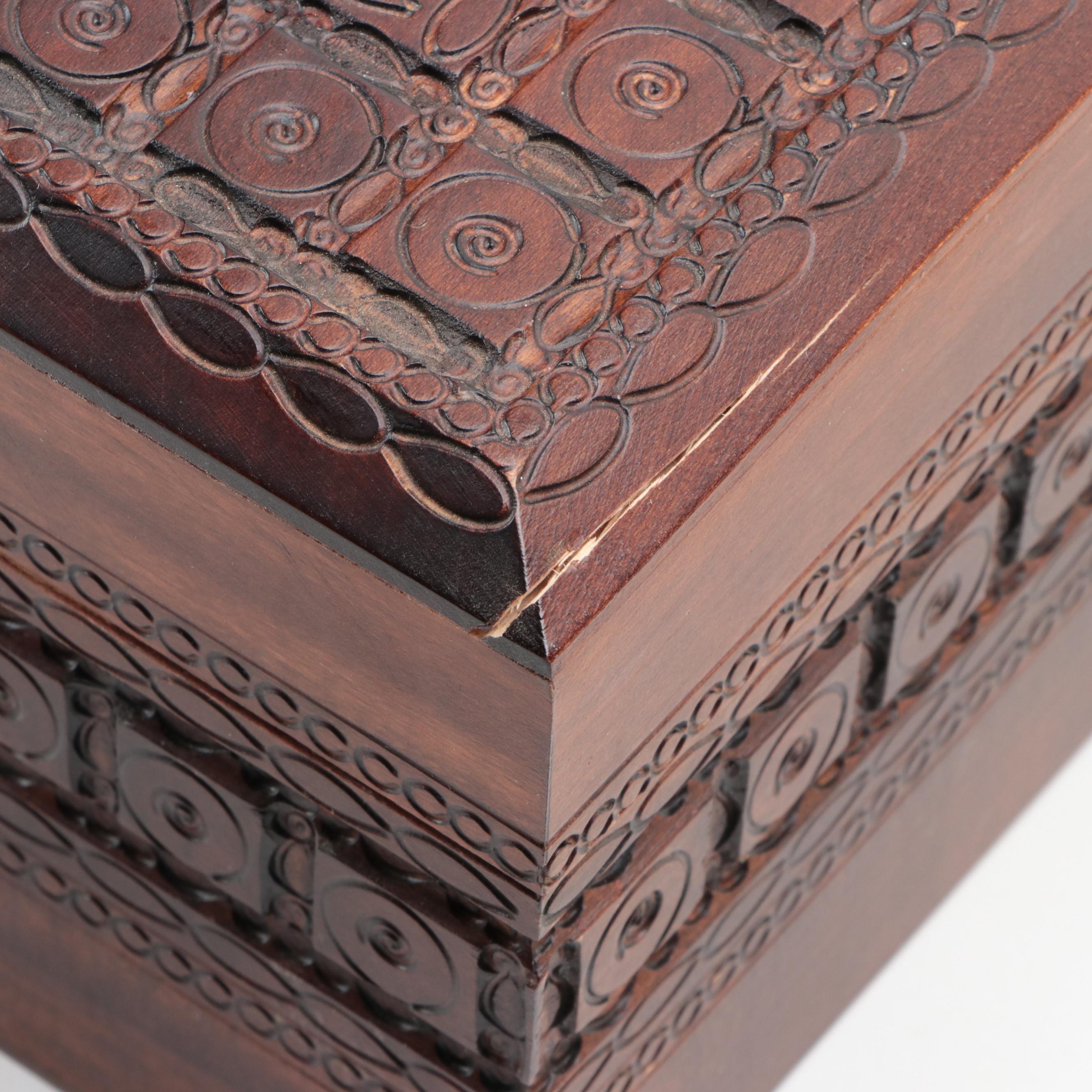 Japanese Lacquerware Boxes, with Leather Baby Shoes, Resin Hair Combs and More