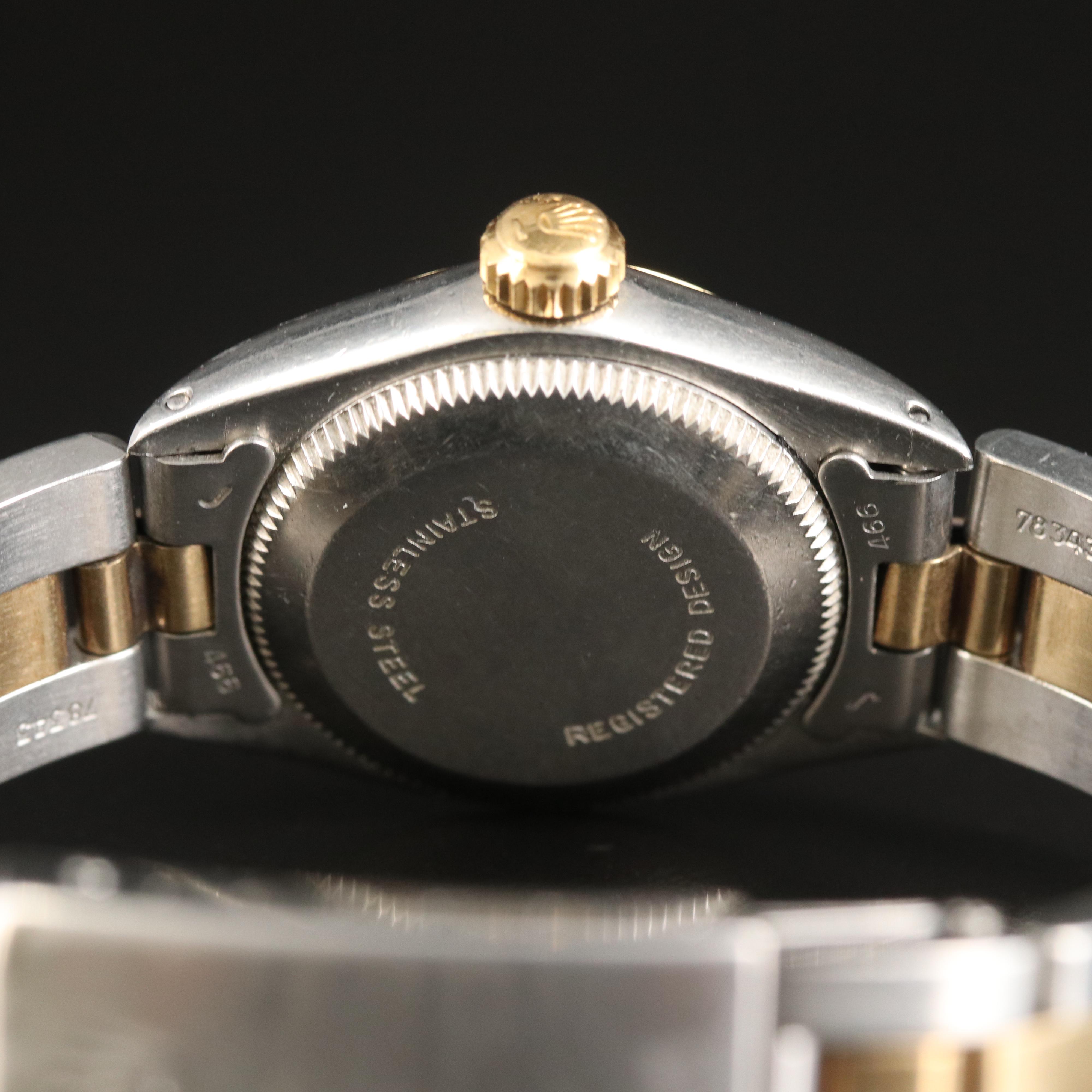 1979 Rolex Oyster Perpetual Two Tone Watch