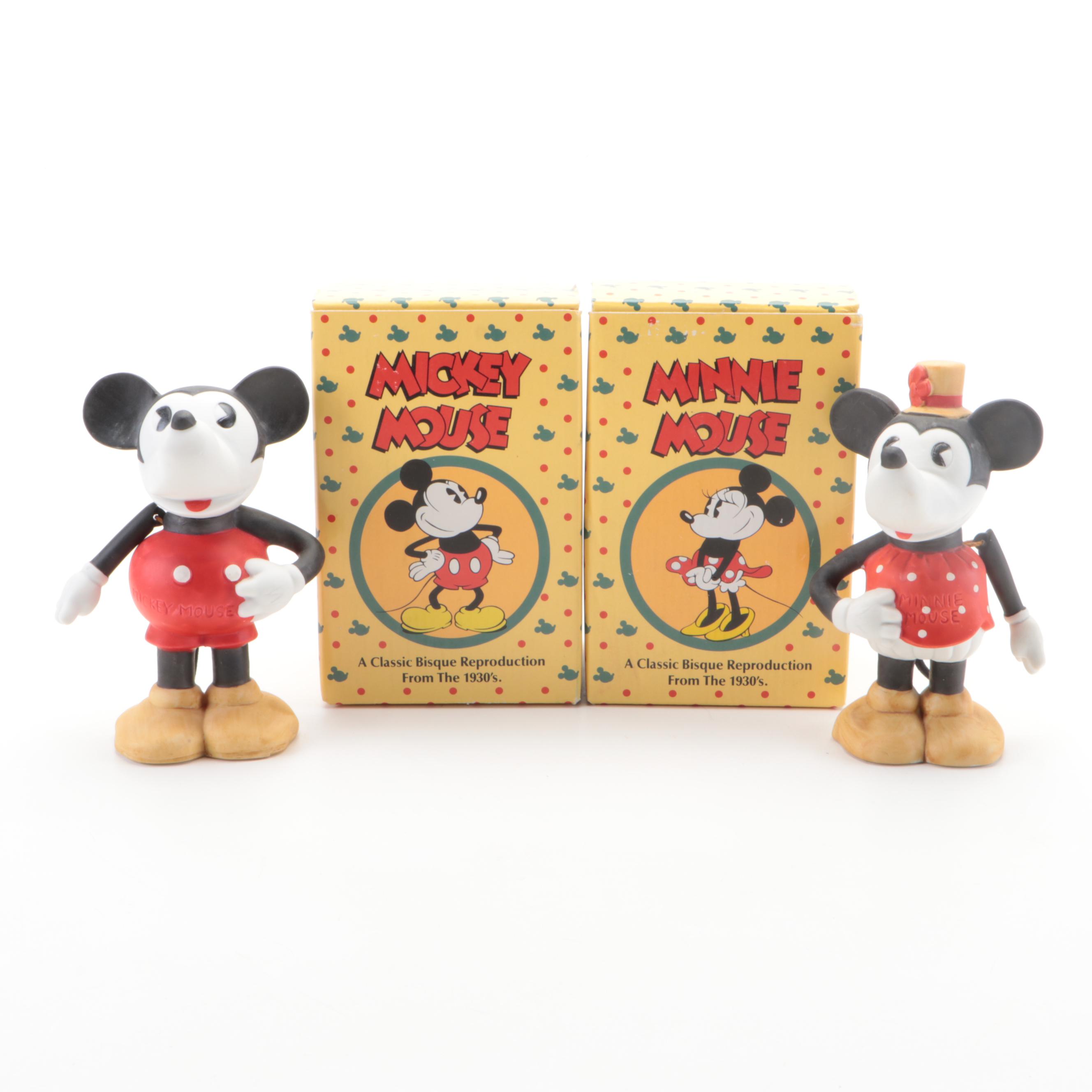 Walt Disney Classics Collection and Other Mickey and Minnie Mouse Figurines