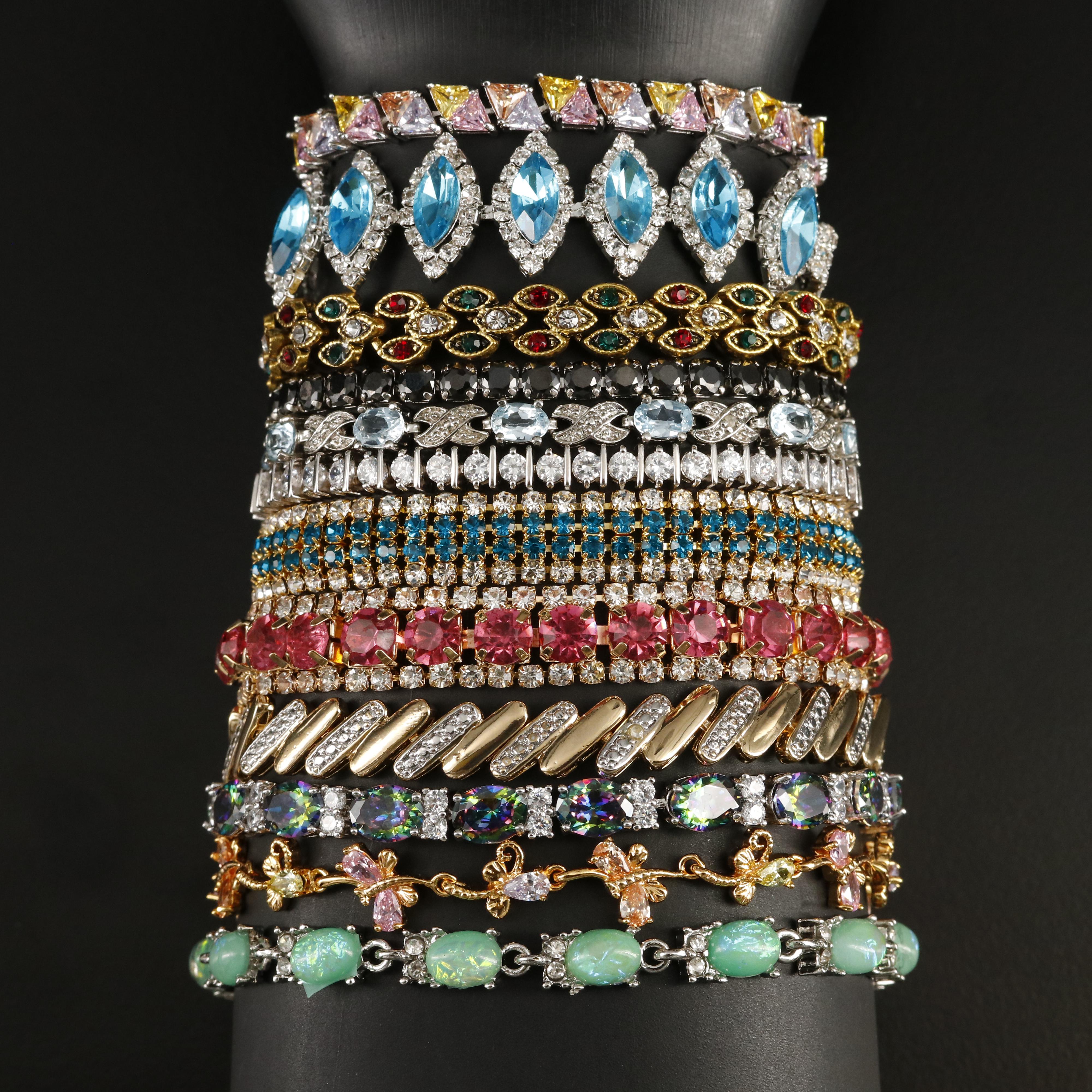 Rhinestone Bracelet Selection