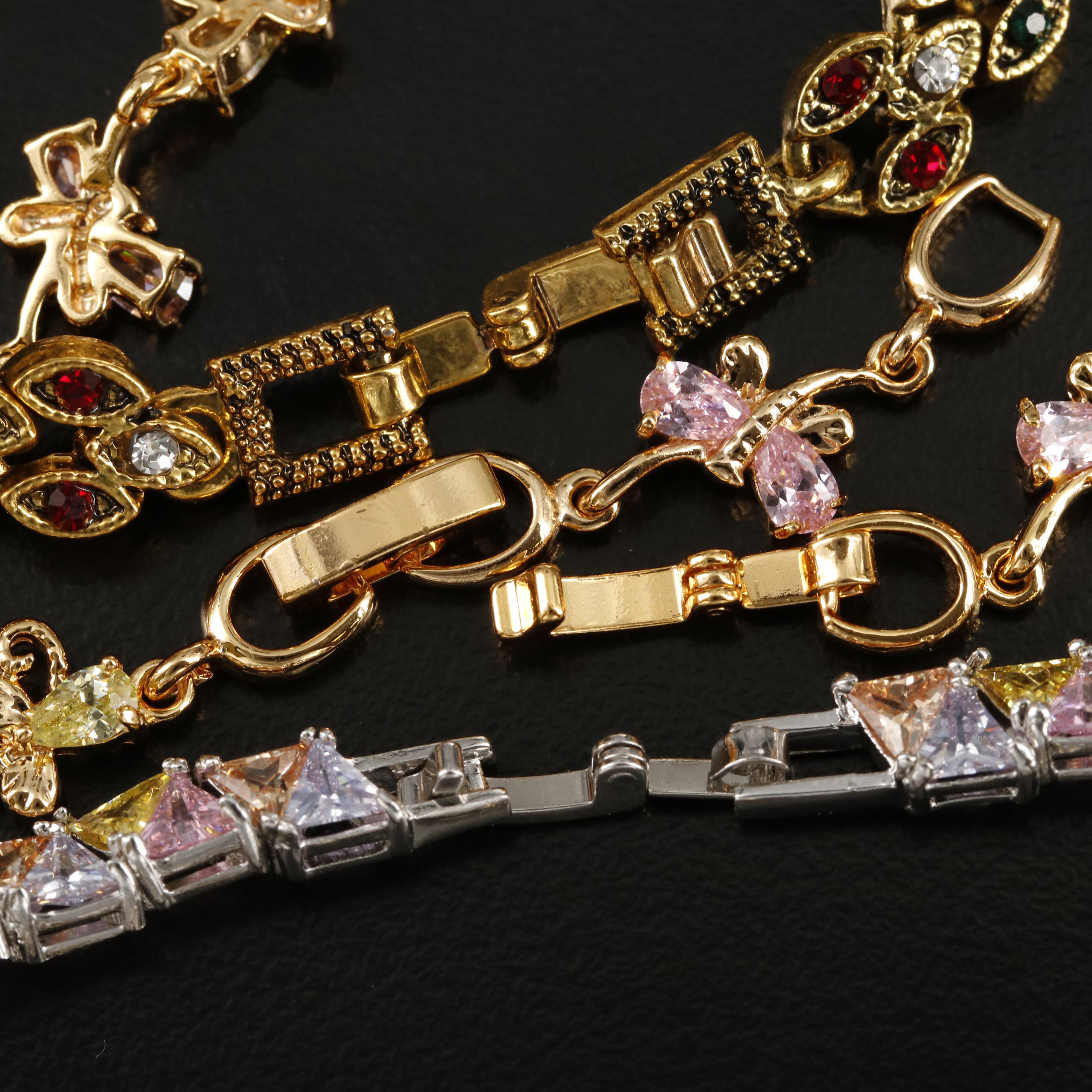 Rhinestone Bracelet Selection