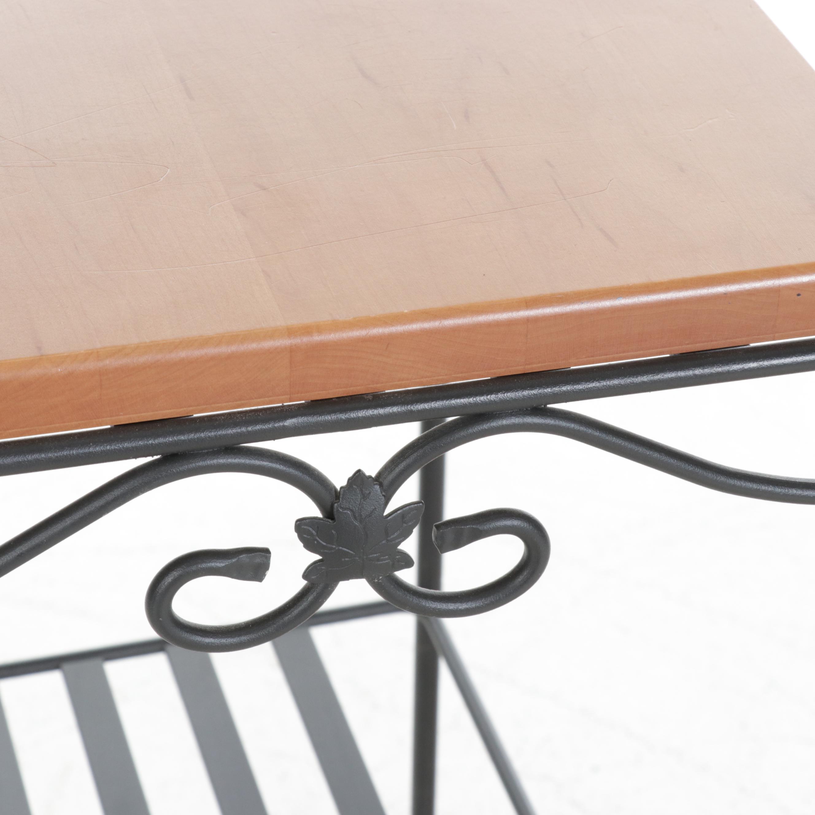 Longaberger Wood Craft Bakers Rack and Spice Rack