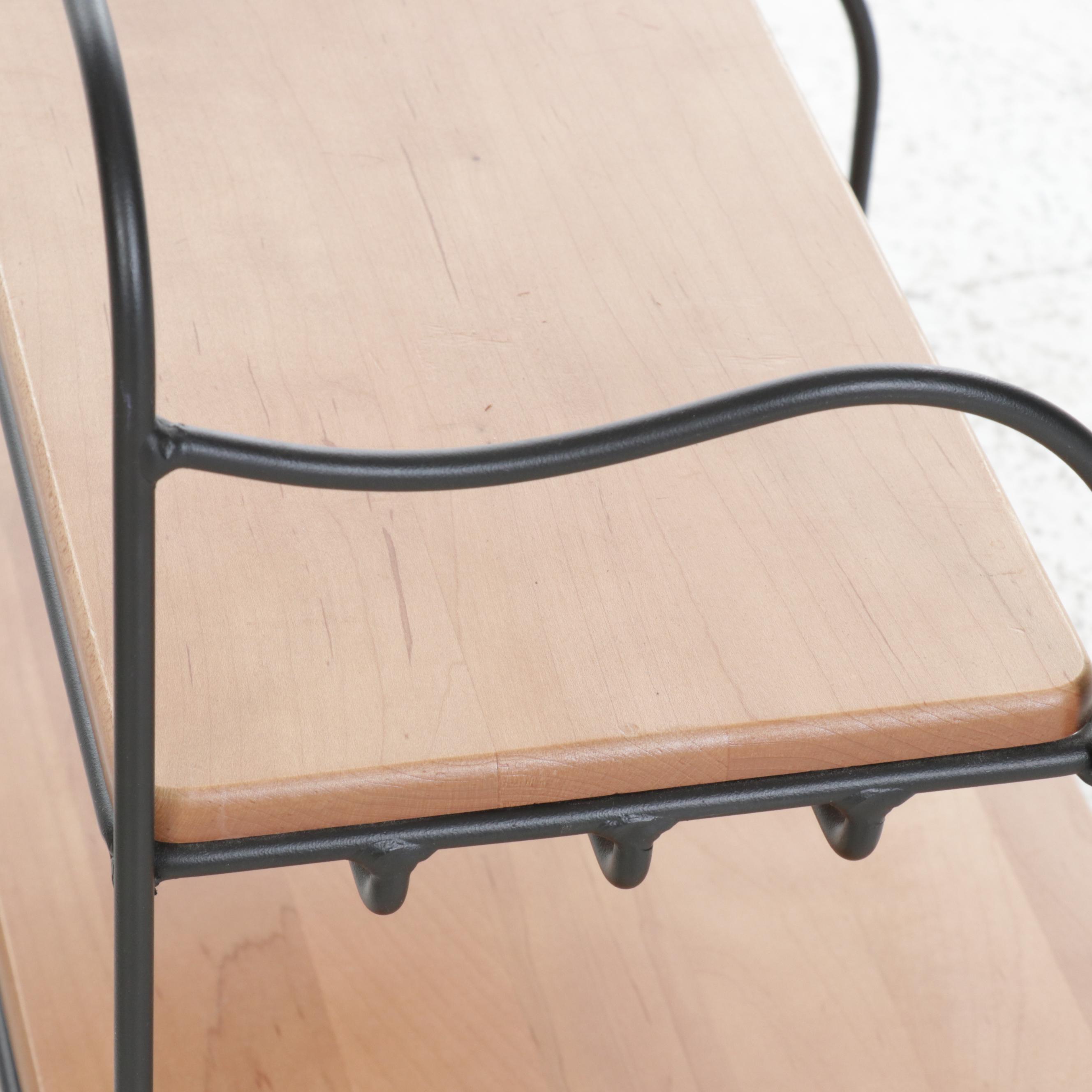 Longaberger Wood Craft Bakers Rack and Spice Rack