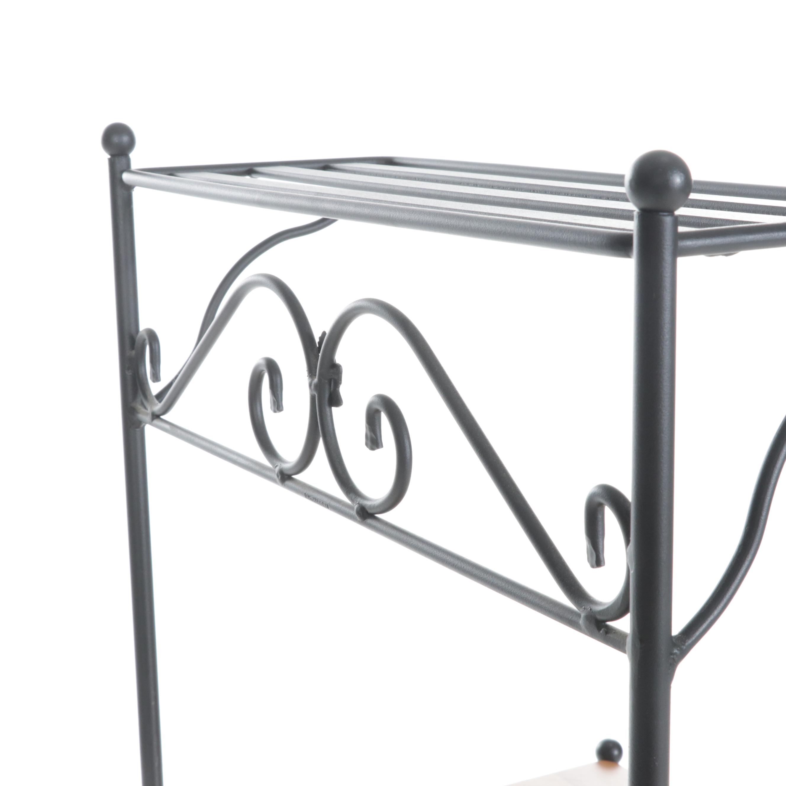 Longaberger Wood Craft Bakers Rack and Spice Rack